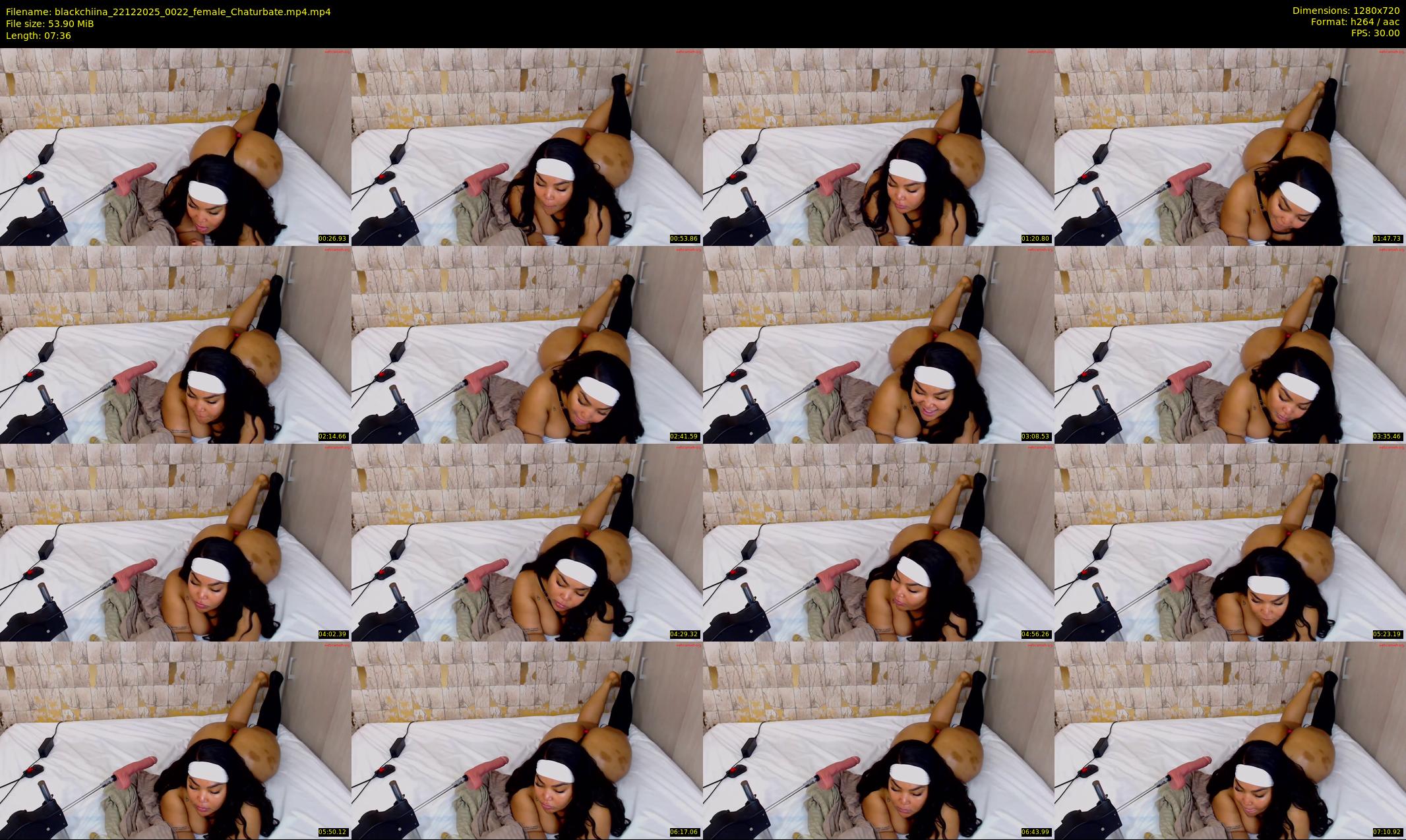 blackchiina — 8 minute Chaturbate female cam show recording, 720p, Dec 22, 2025