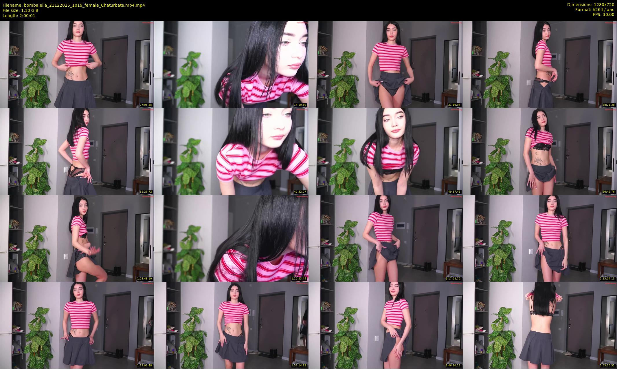 bombaleila — 121 minute Chaturbate female cam show recording, 720p, Dec 21, 2025