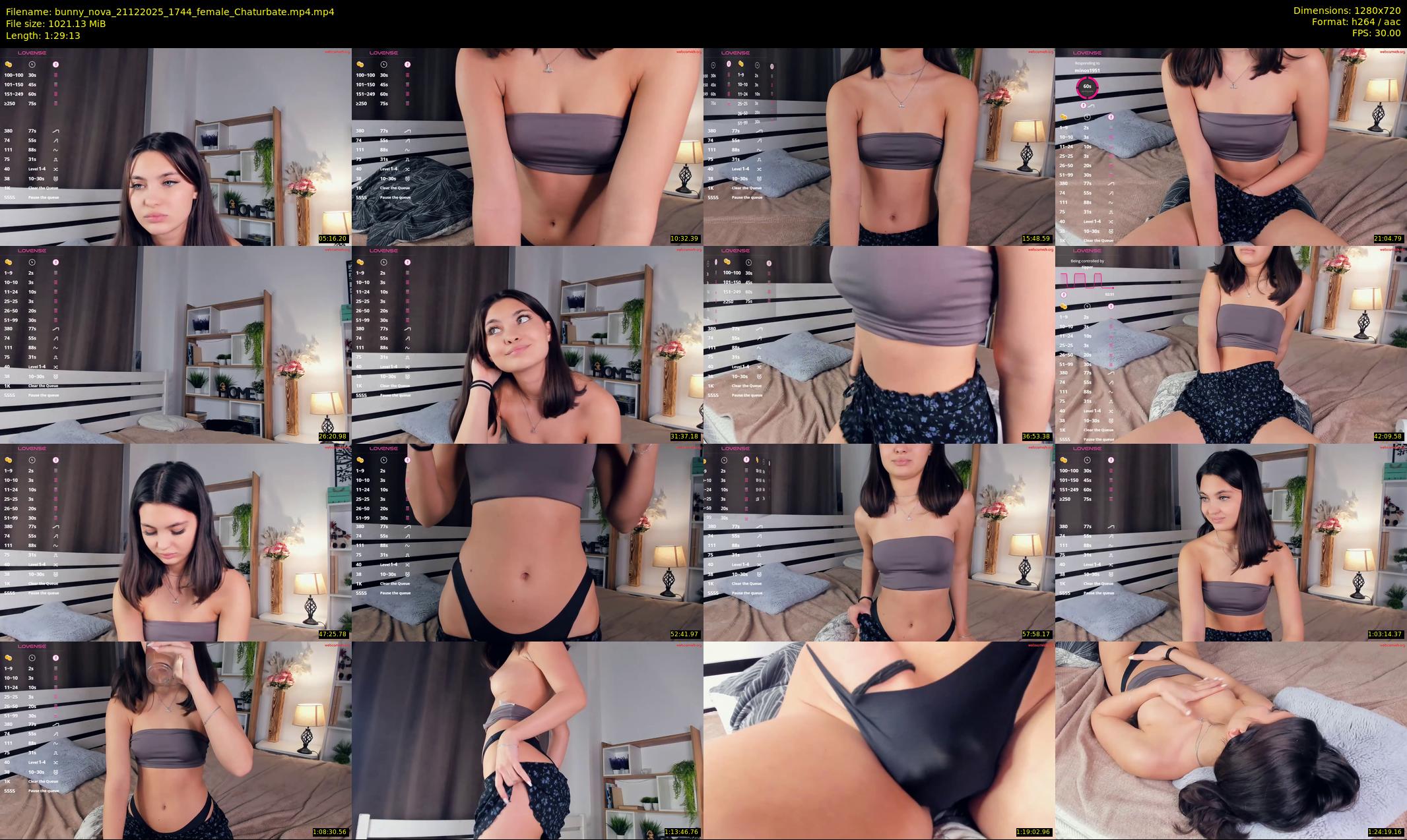 bunny_nova — 90 minute Chaturbate female cam show recording, 720p, Dec 21, 2025