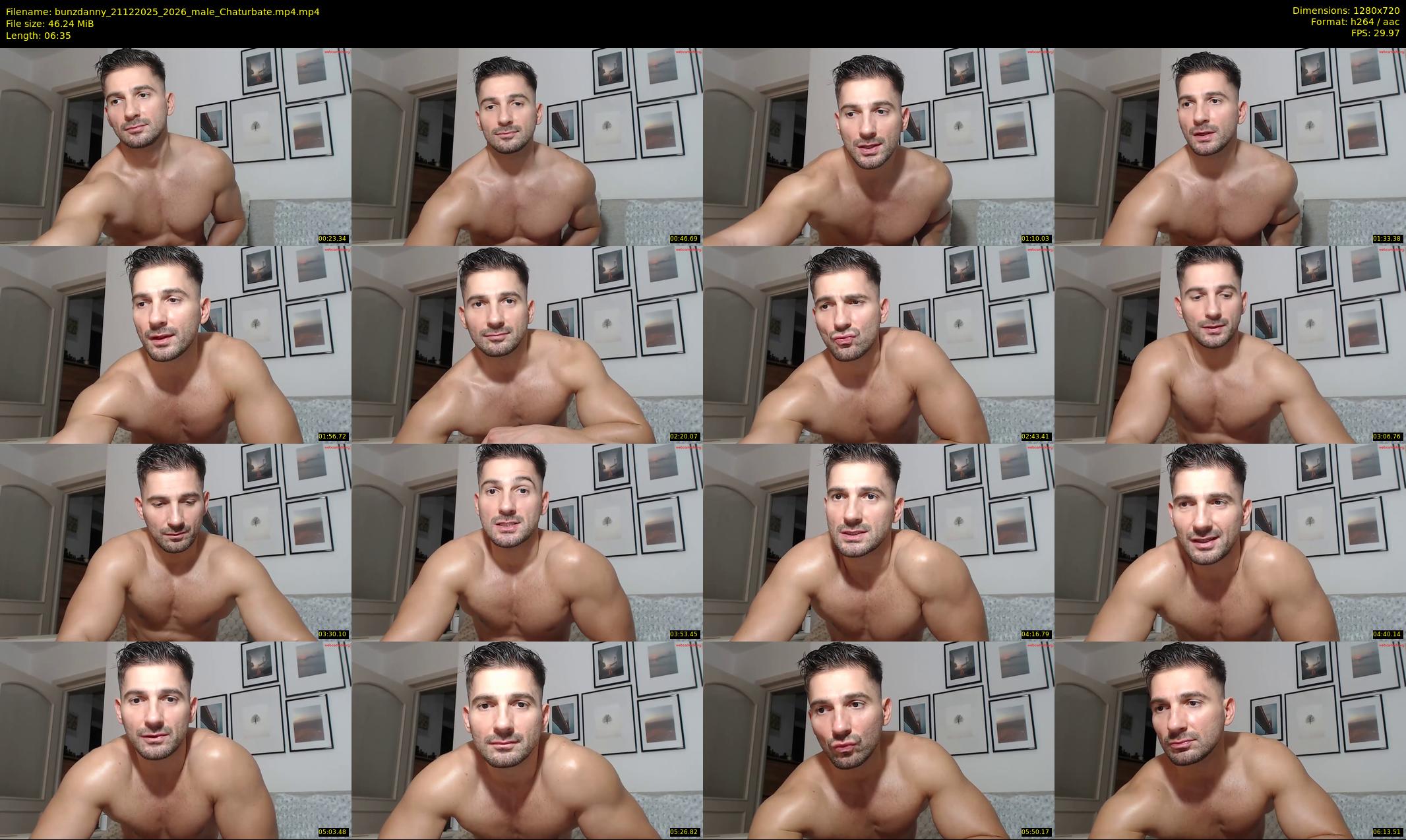 bunzdanny — 7 minute Chaturbate male cam show recording, 720p, Dec 21, 2025