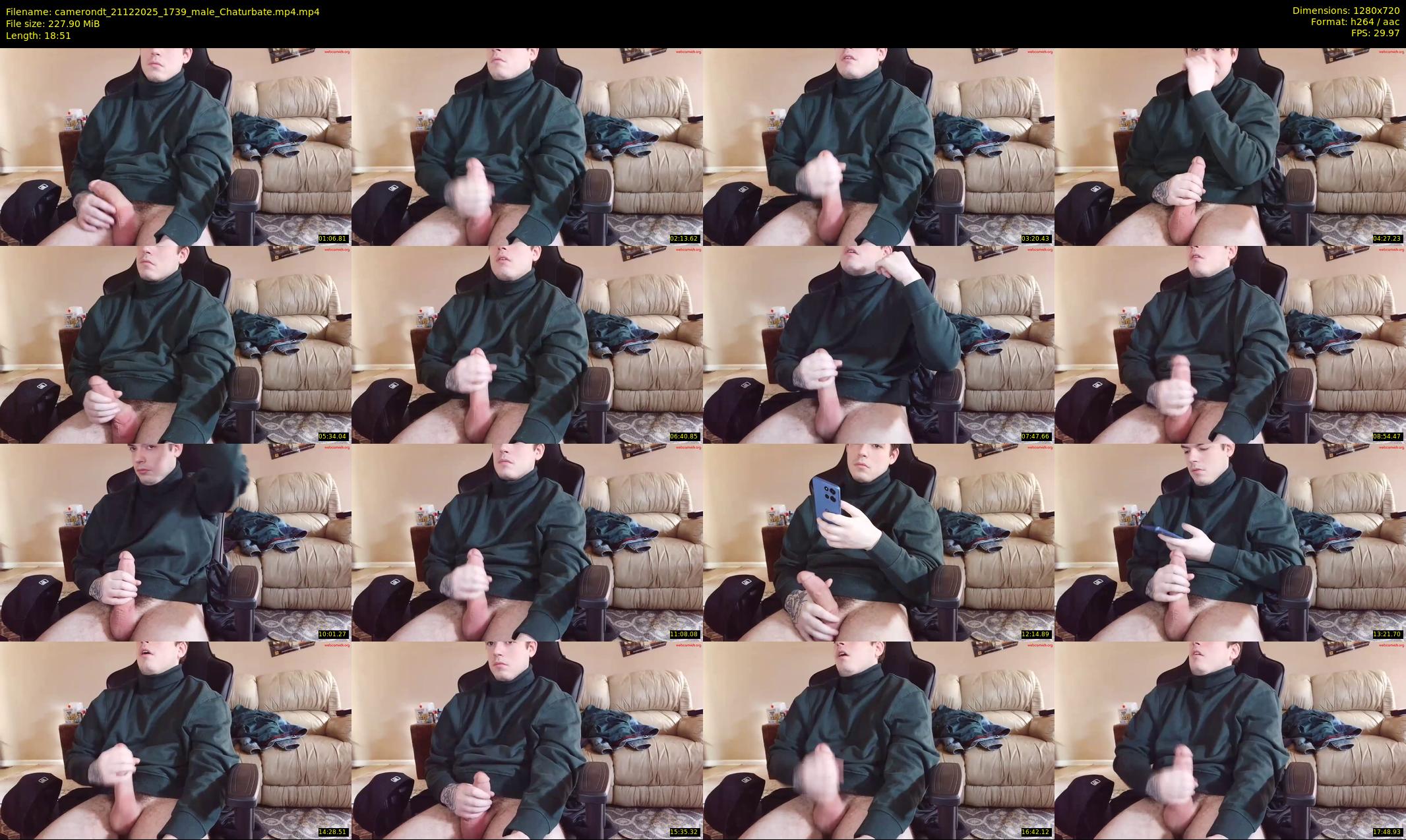 camerondt — 19 minute Chaturbate male cam show recording, 720p, Dec 21, 2025