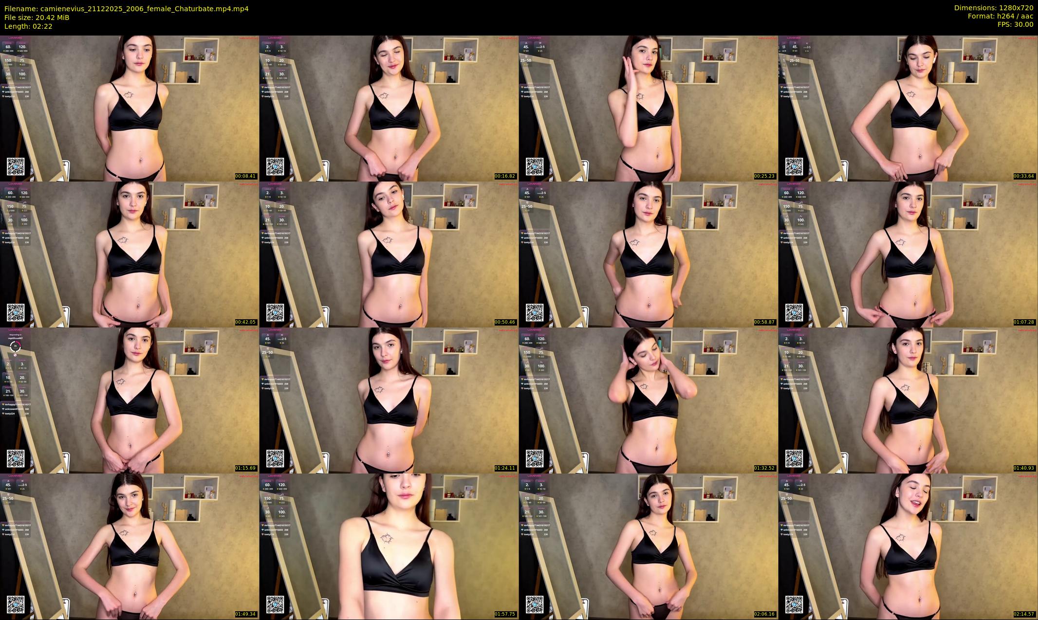 camienevius — 3 minute Chaturbate female cam show recording, 720p, Dec 21, 2025