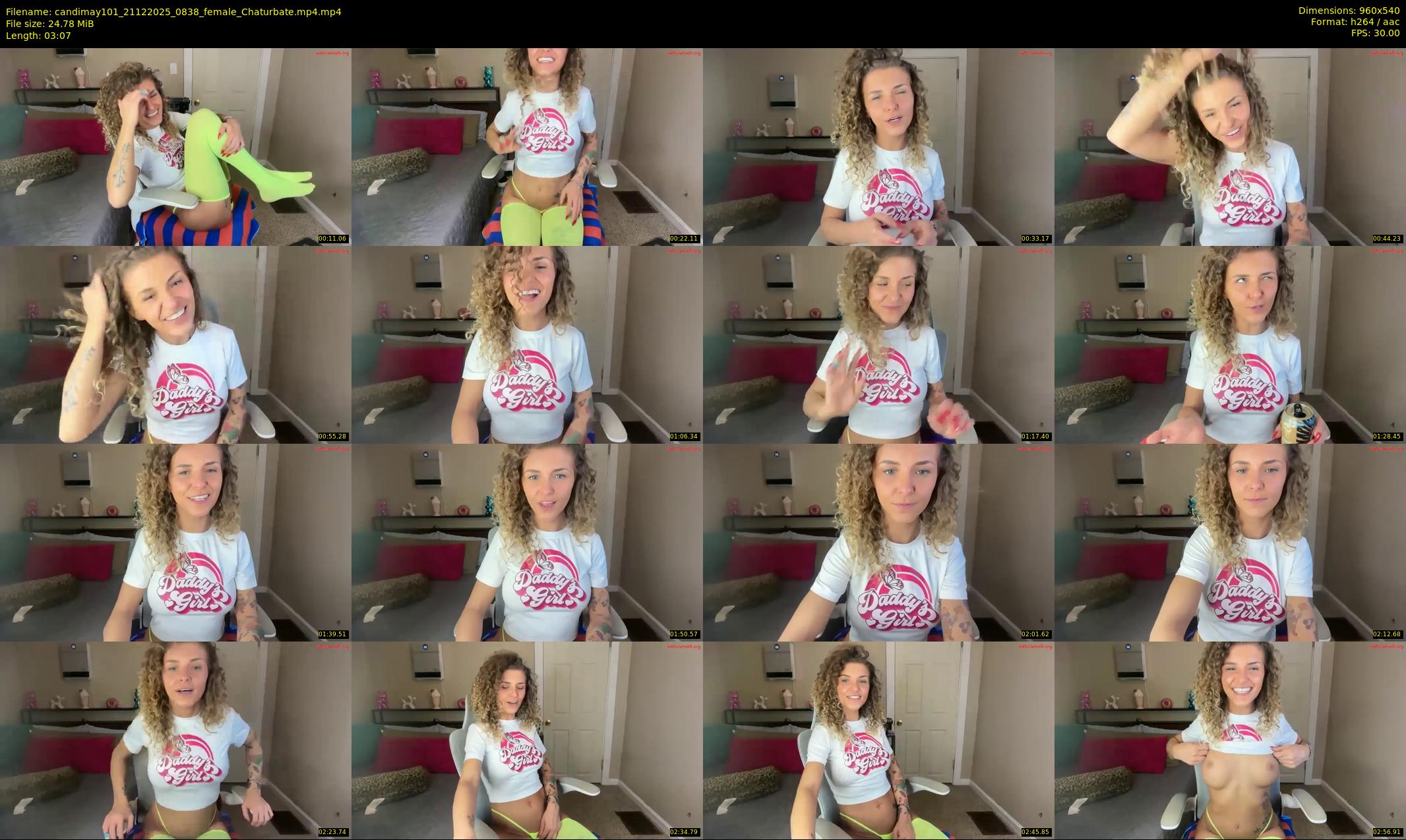 candimay101 — 4 minute Chaturbate female cam show recording, 480p, Dec 21, 2025