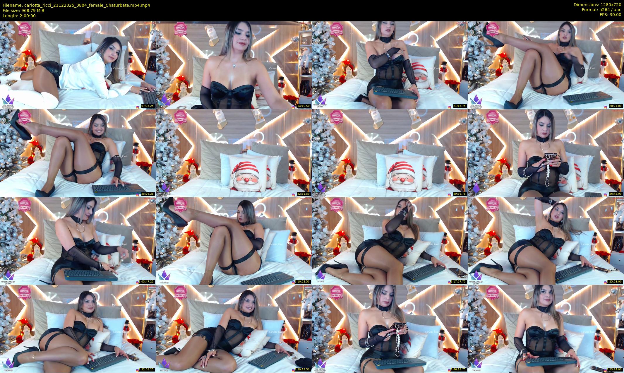 carlotta_ricci — 120 minute Chaturbate female cam show recording, 720p, Dec 21, 2025