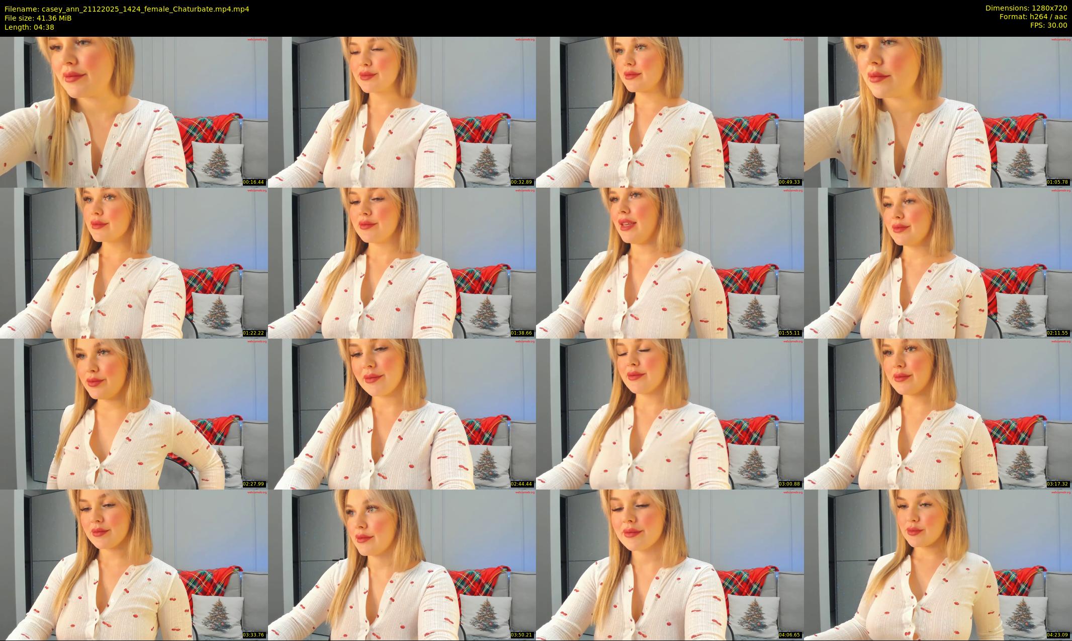 casey_ann — 5 minute Chaturbate female cam show recording, 720p, Dec 21, 2025