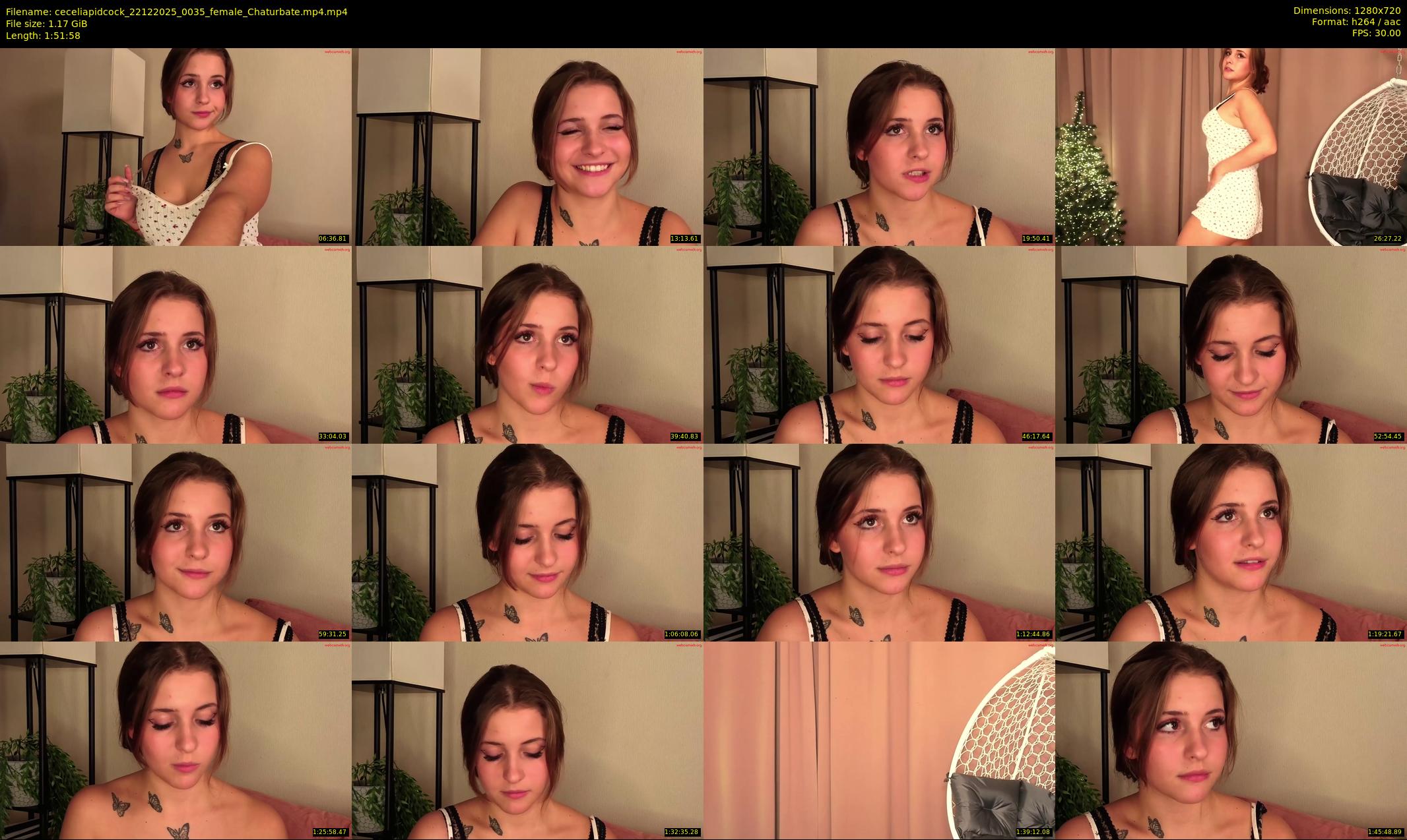 ceceliapidcock — 112 minute Chaturbate female cam show recording, 720p, Dec 22, 2025