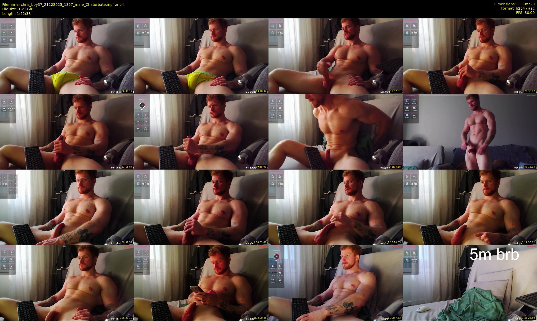 chris_boy37 — 113 minute Chaturbate male cam show recording, 720p, Dec 21, 2025
