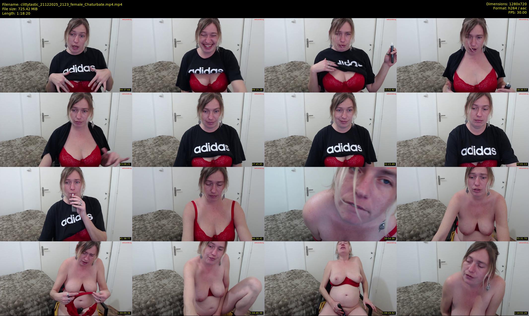 clittytastic — 79 minute Chaturbate female cam show recording, 720p, Dec 21, 2025