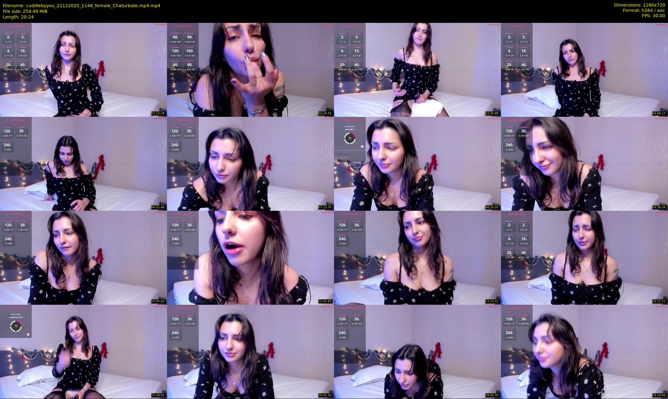 cuddlebyyou — 21 minute Chaturbate female cam show recording, 720p, Dec 21, 2025