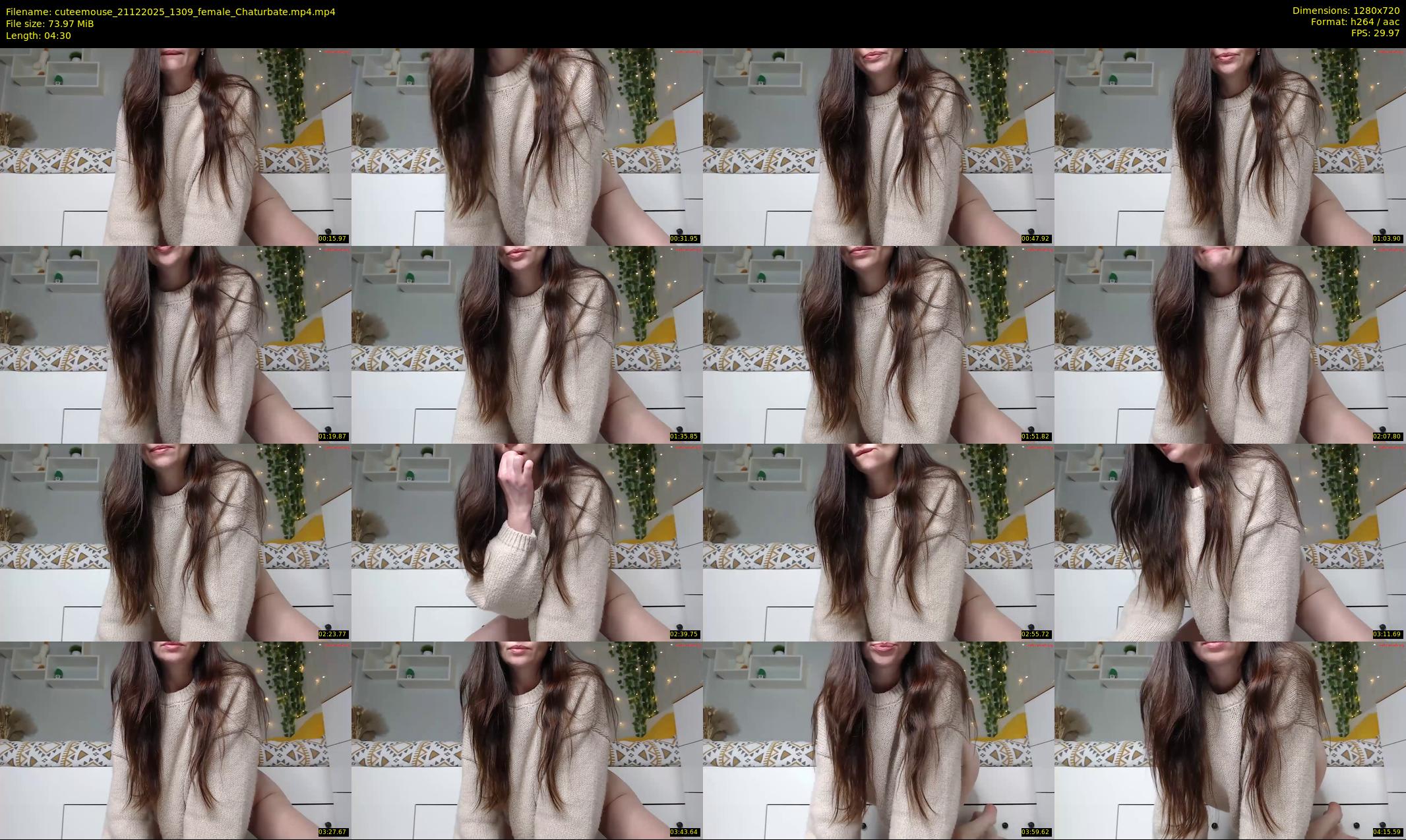 cuteemouse — 5 minute Chaturbate female cam show recording, 720p, Dec 21, 2025