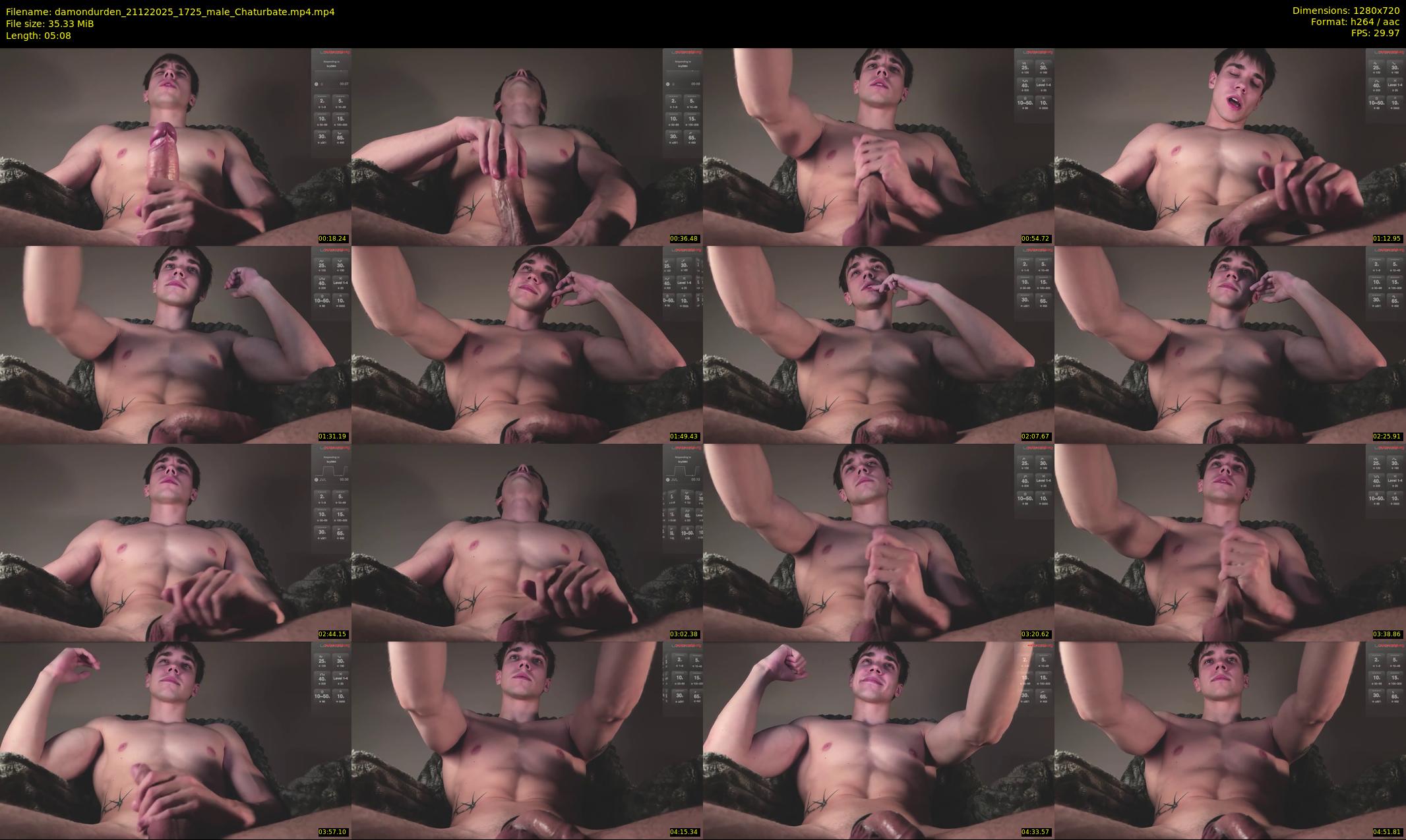 damondurden — 6 minute Chaturbate male cam show recording, 720p, Dec 21, 2025