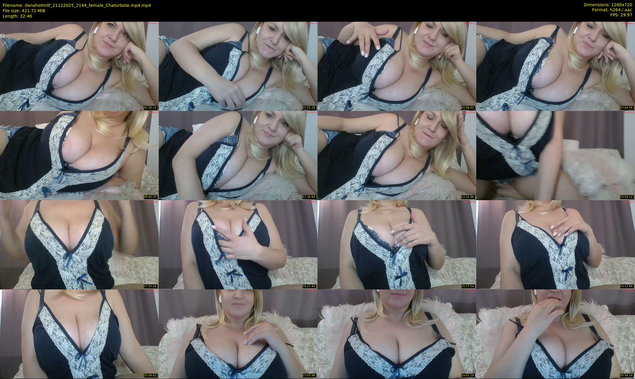 danahotmilf — 33 minute Chaturbate female cam show recording, 720p, Dec 21, 2025