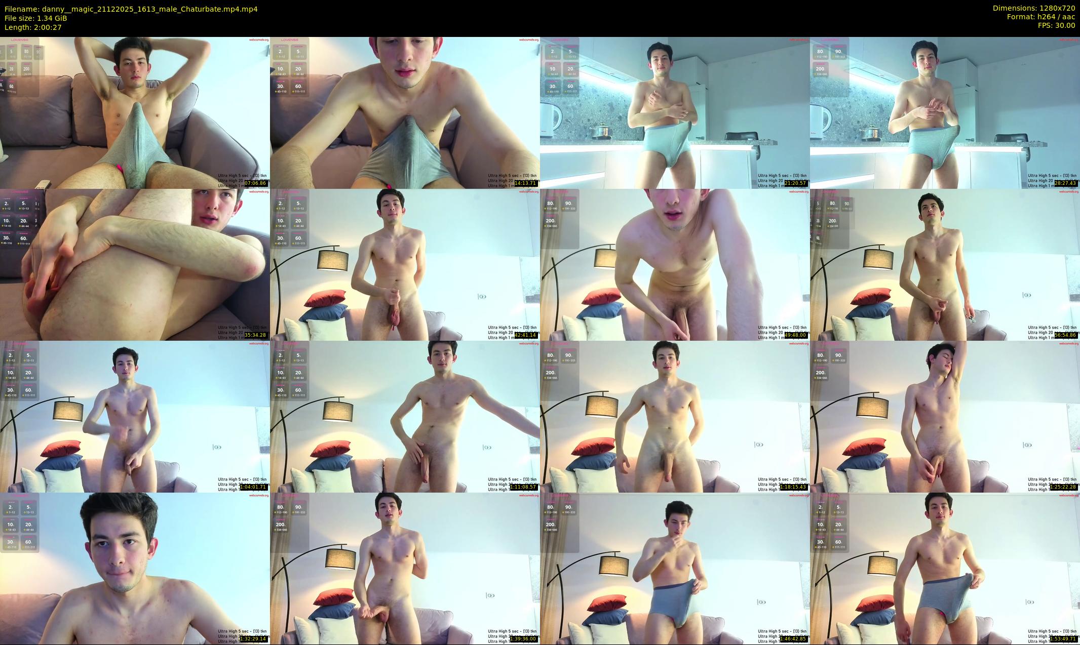 danny__magic — 121 minute Chaturbate male cam show recording, 720p, Dec 21, 2025