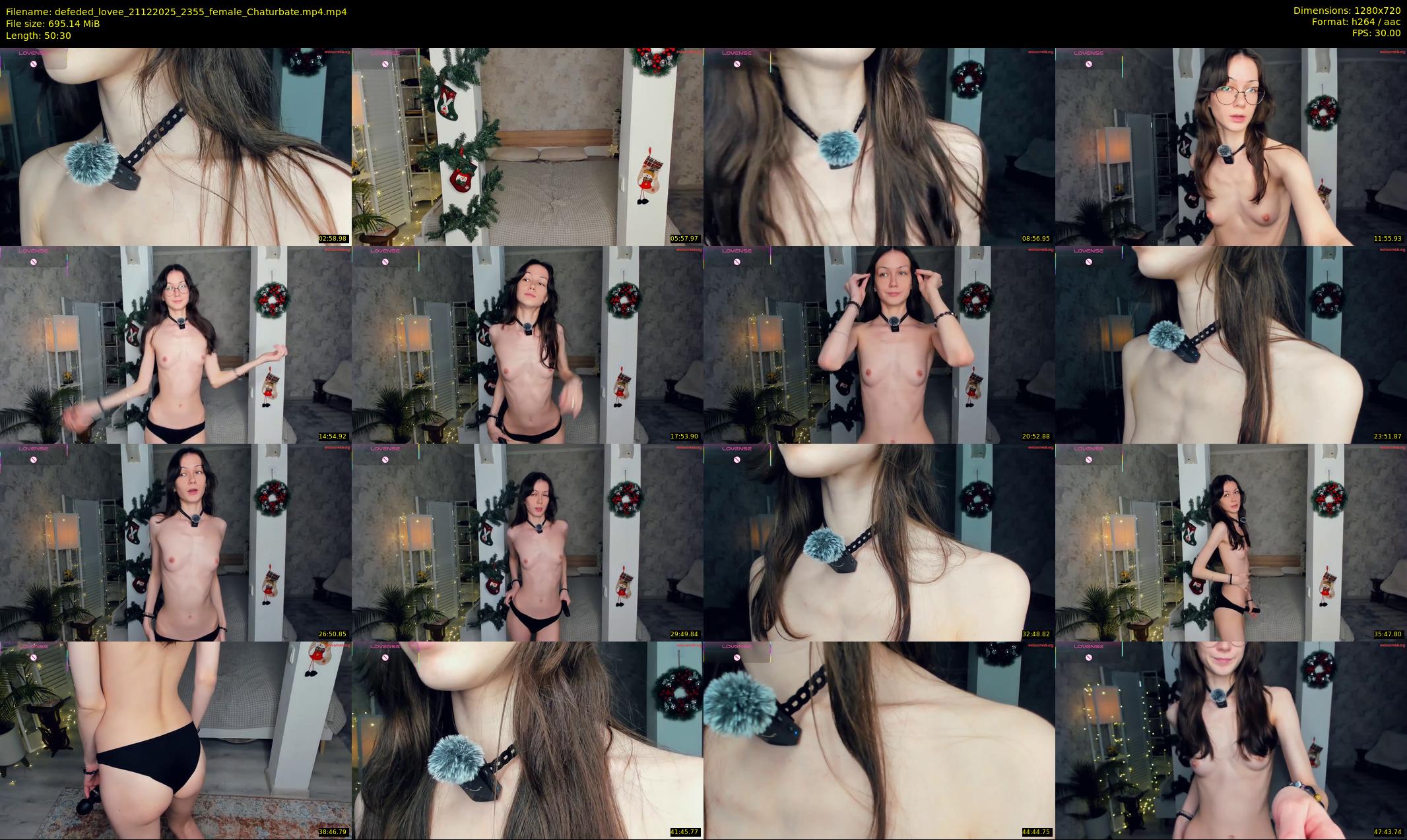 defeded_lovee — 51 minute Chaturbate female cam show recording, 720p, Dec 21, 2025