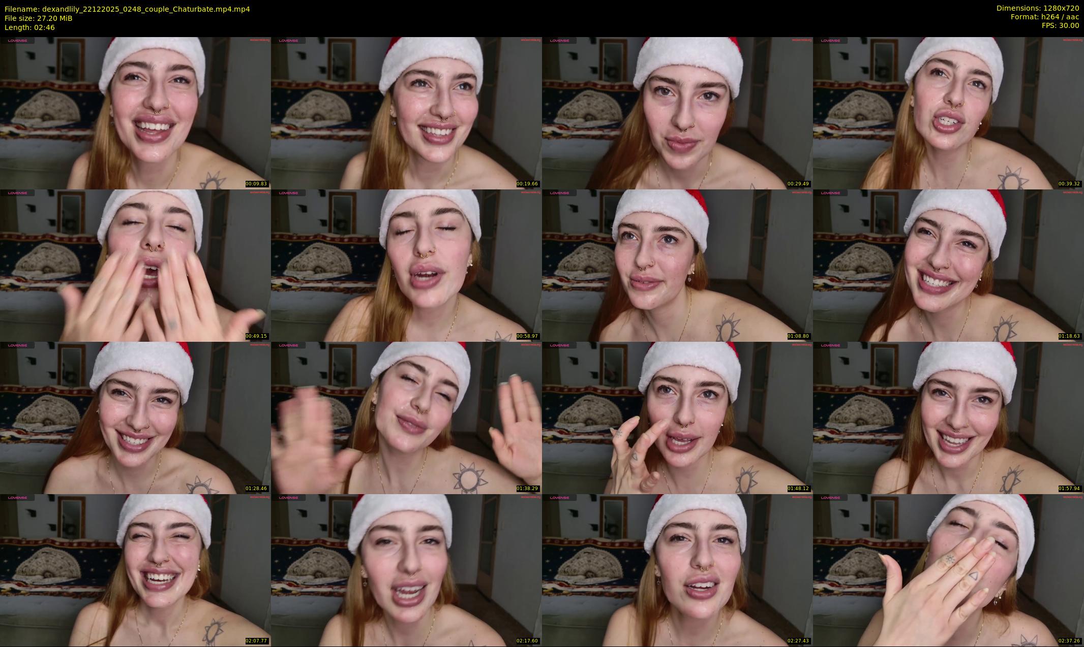 dexandlily — 3 minute Chaturbate couple cam show recording, 720p, Dec 22, 2025
