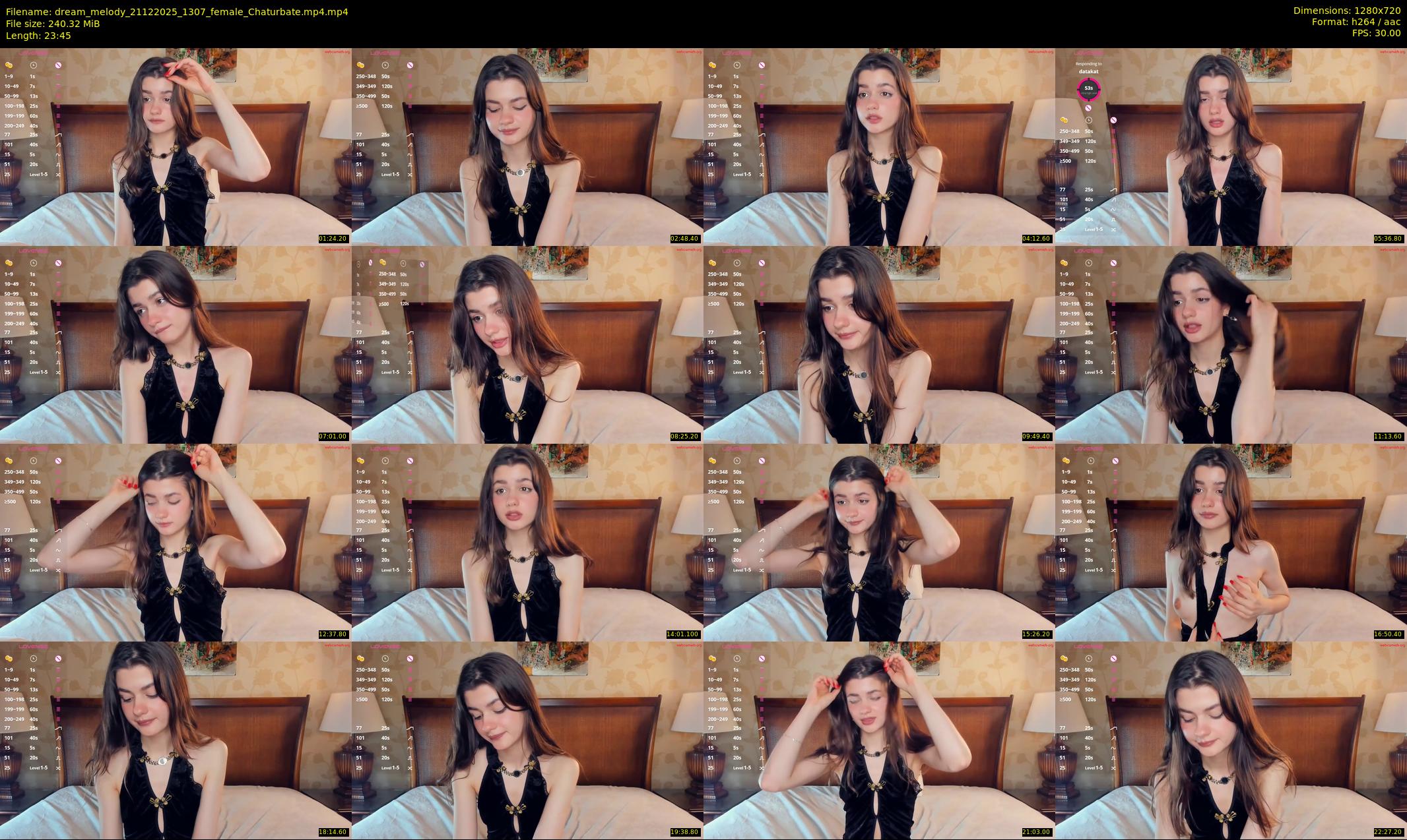 dream_melody — 24 minute Chaturbate female cam show recording, 720p, Dec 21, 2025