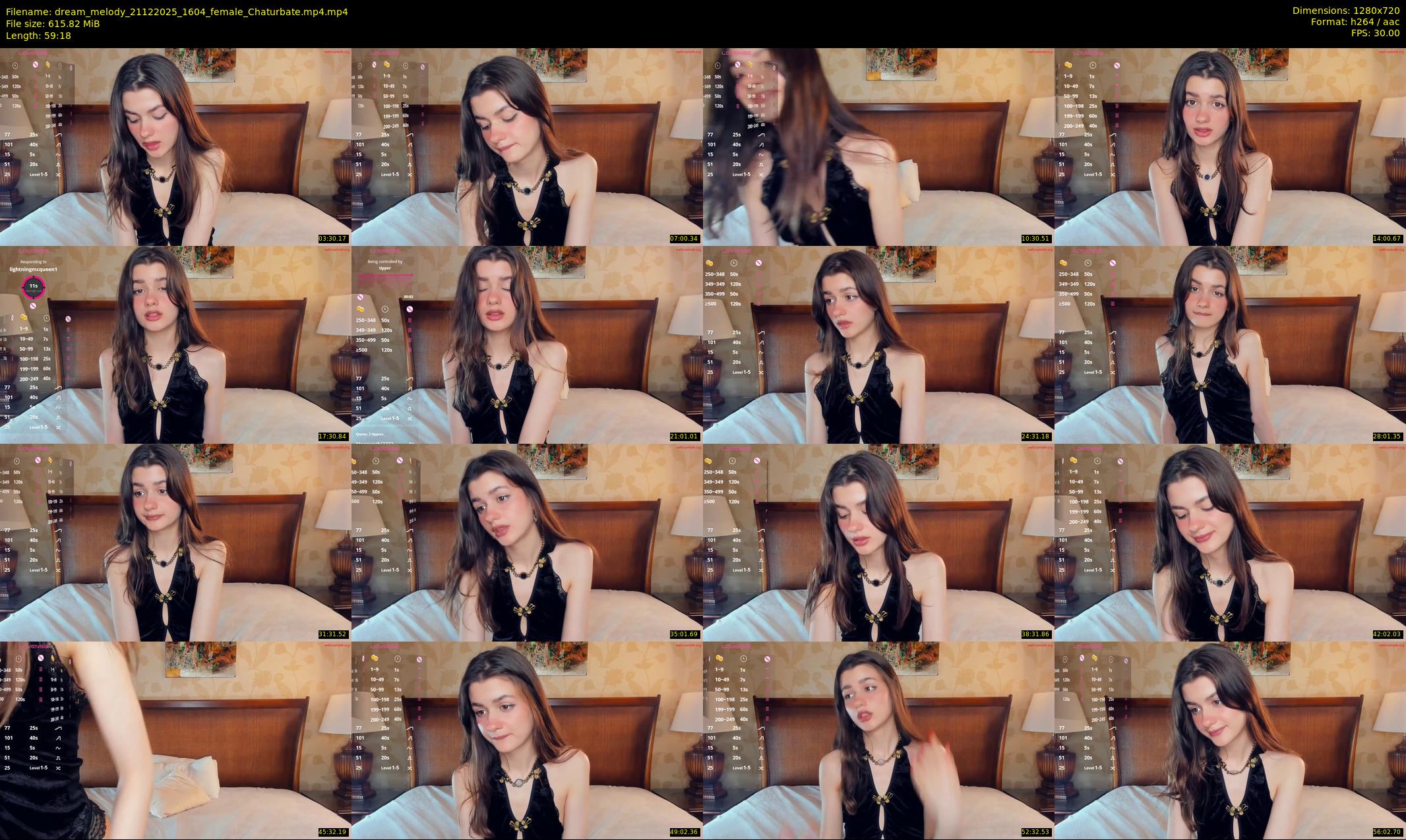 dream_melody — 60 minute Chaturbate female cam show recording, 720p, Dec 21, 2025