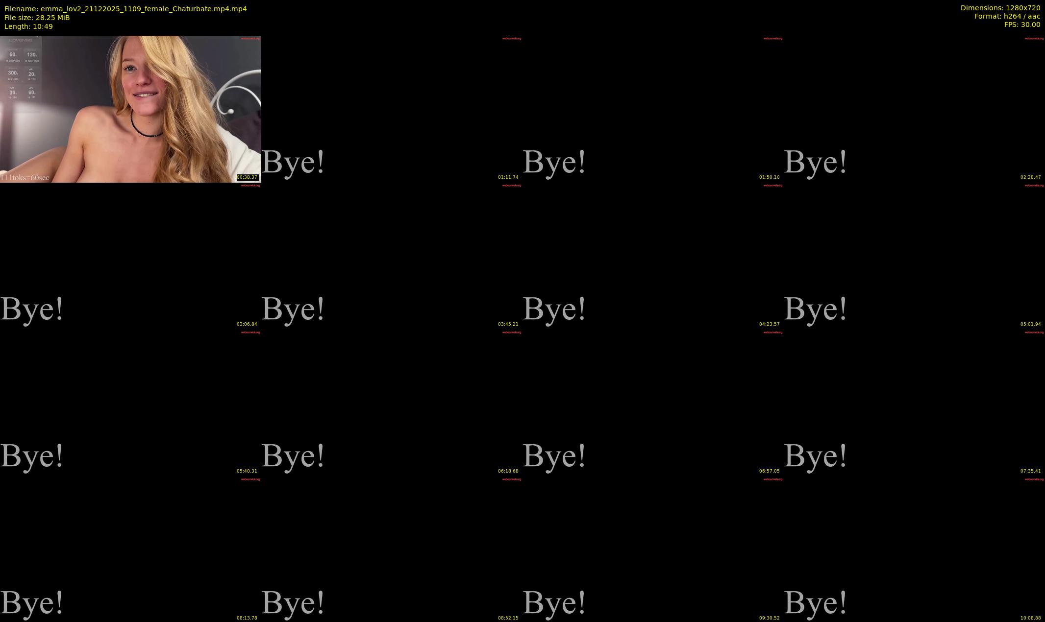 emma_lov2 — 11 minute Chaturbate female cam show recording, 720p, Dec 21, 2025