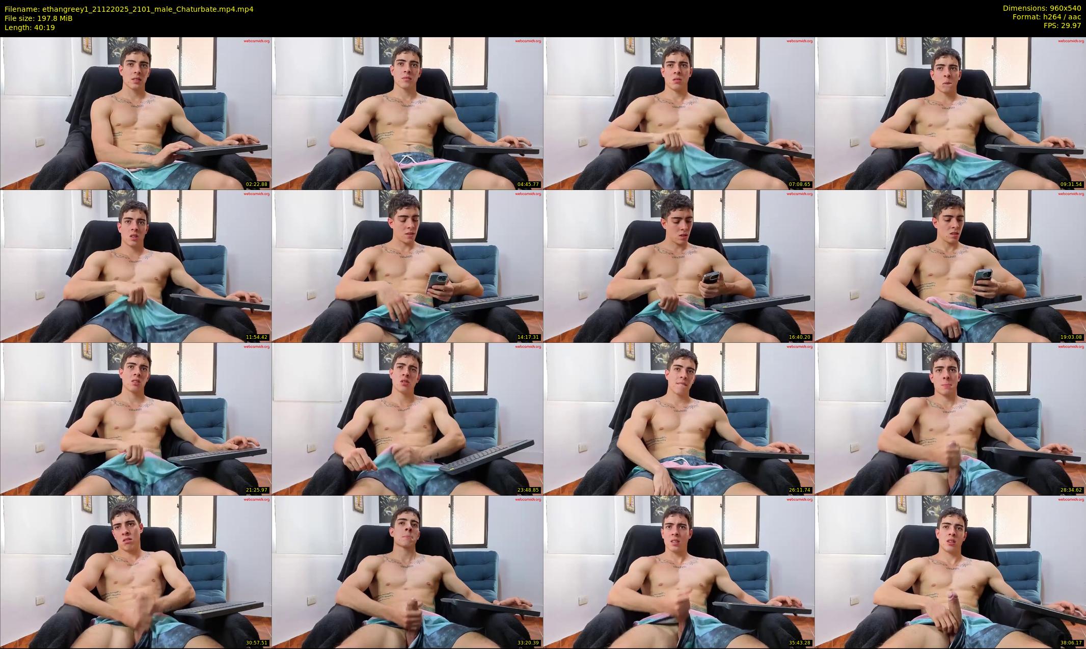 ethangreey1 — 41 minute Chaturbate male cam show recording, 480p, Dec 21, 2025