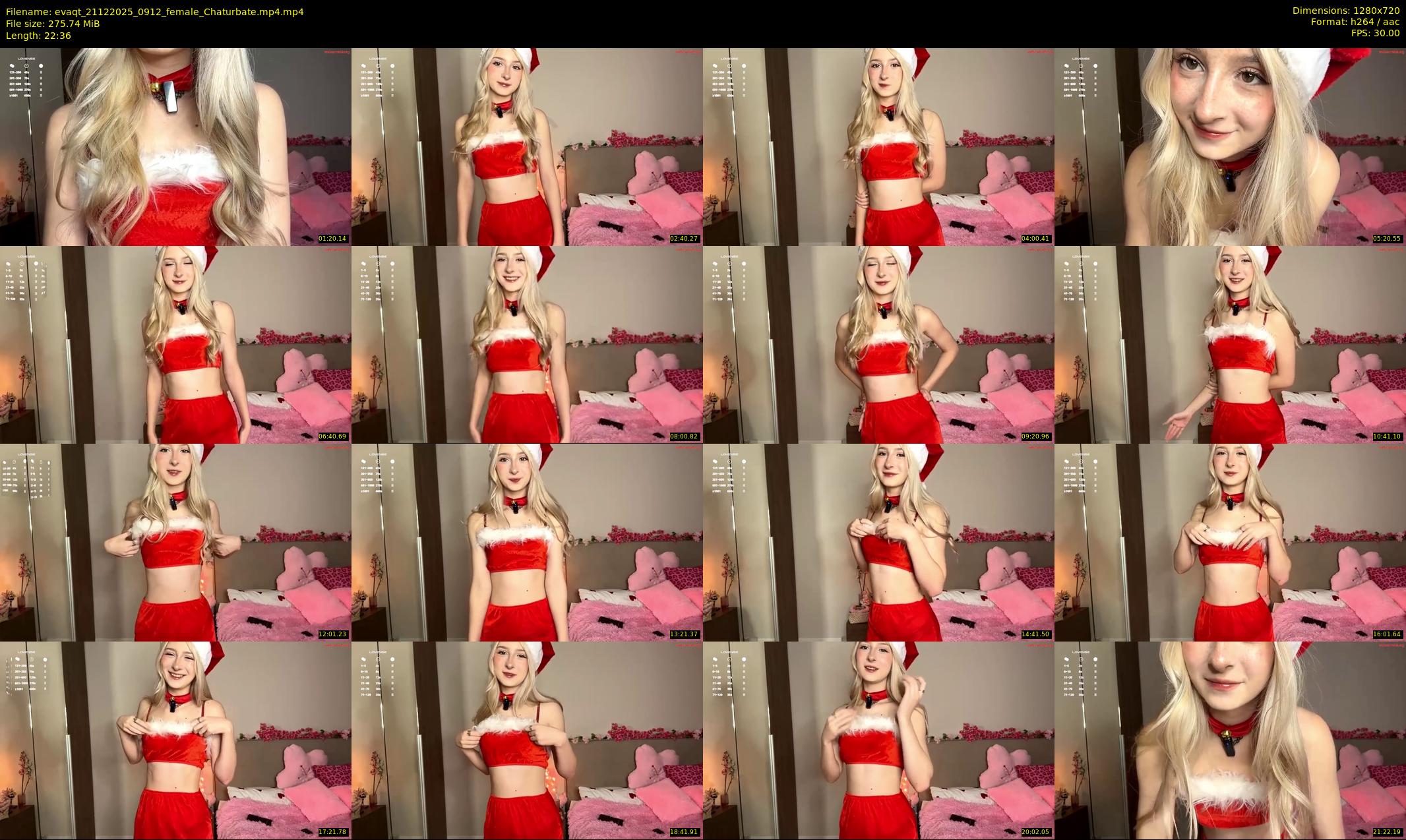 evaqt — 23 minute Chaturbate female cam show recording, 720p, Dec 21, 2025