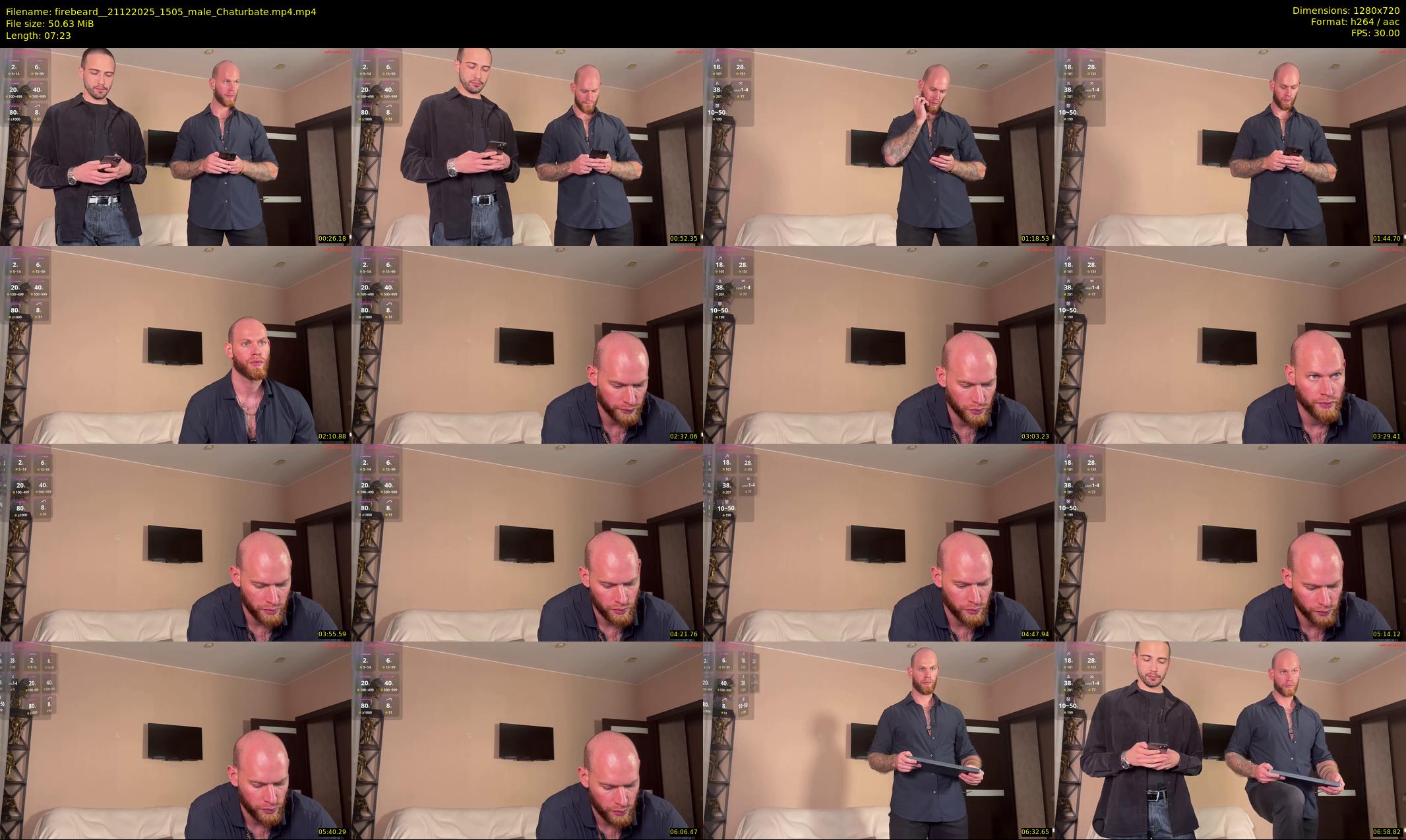 firebeard_ — 8 minute Chaturbate male cam show recording, 720p, Dec 21, 2025
