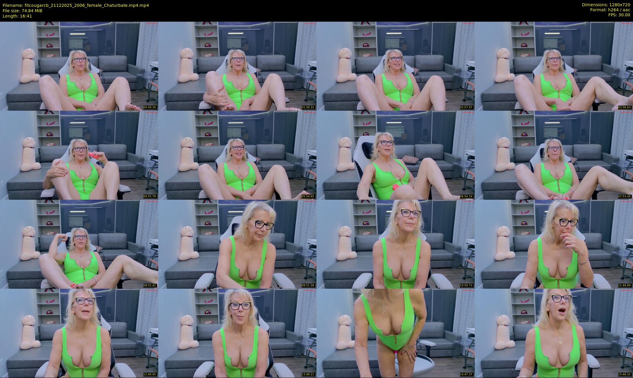 fitcougarcb — 17 minute Chaturbate female cam show recording, 720p, Dec 21, 2025