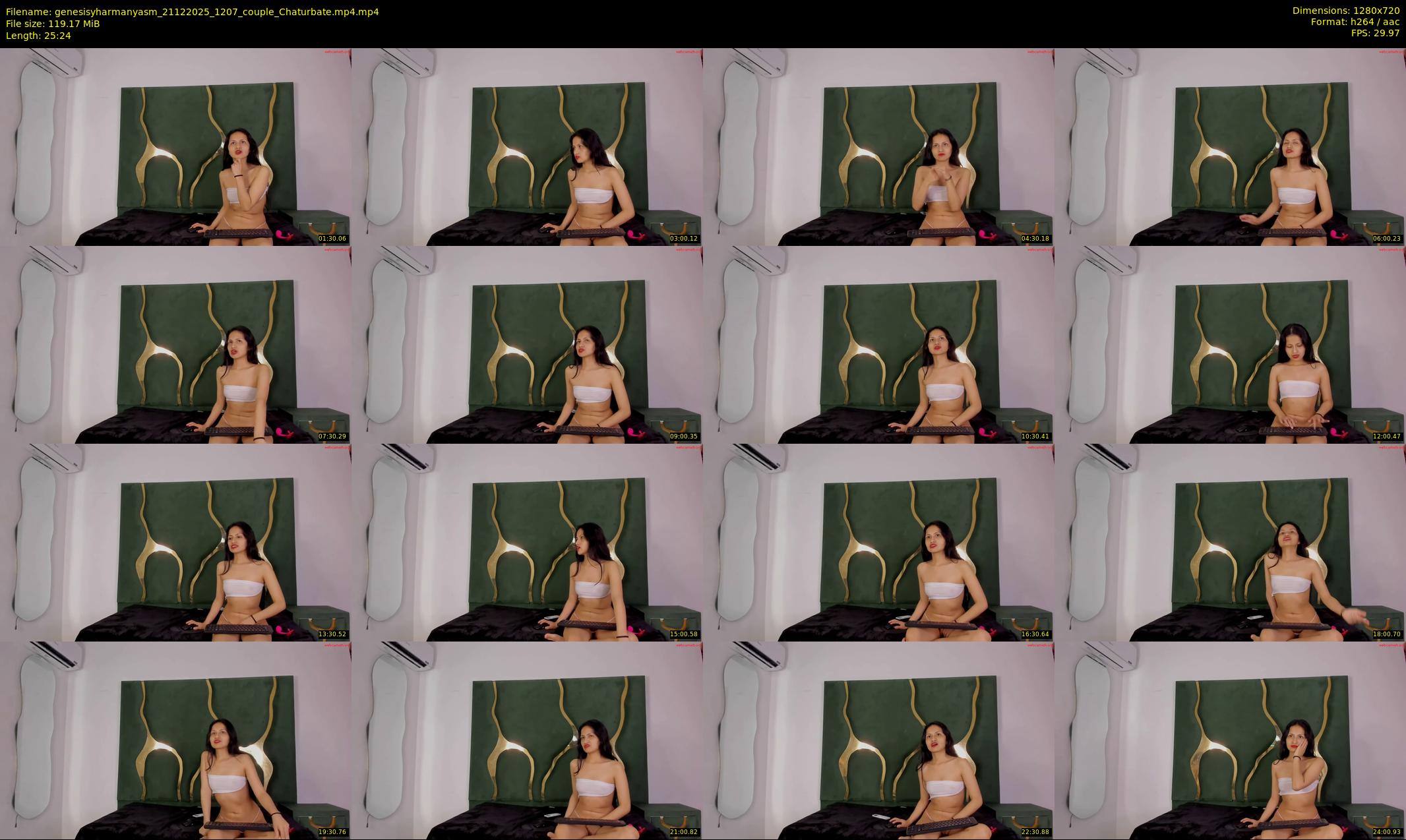 genesisyharmanyasm — 26 minute Chaturbate couple cam show recording, 720p, Dec 21, 2025