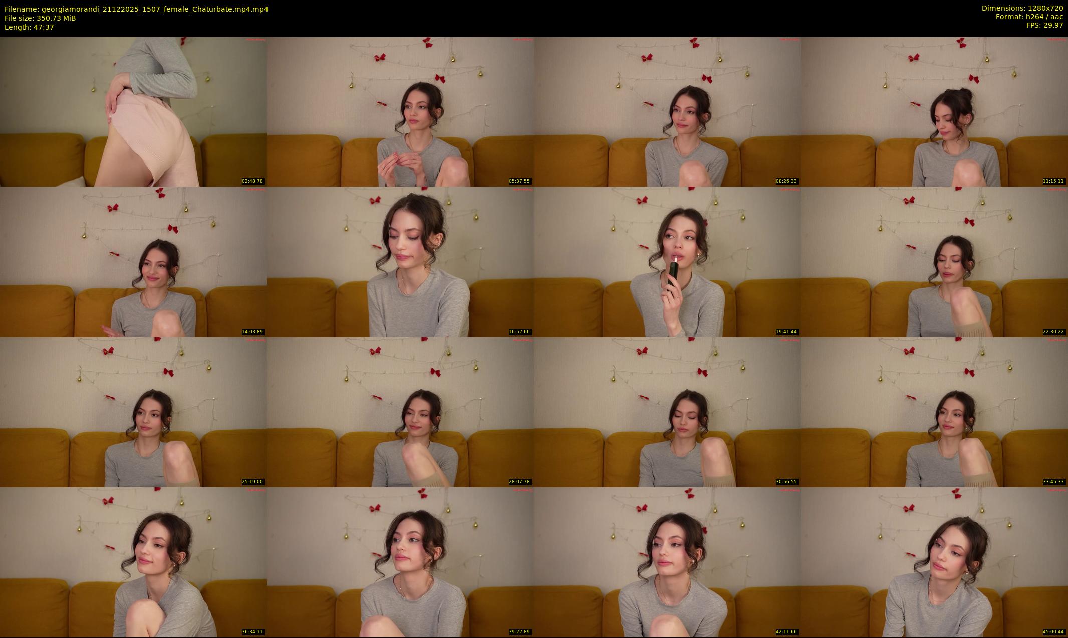 georgiamorandi — 48 minute Chaturbate female cam show recording, 720p, Dec 21, 2025
