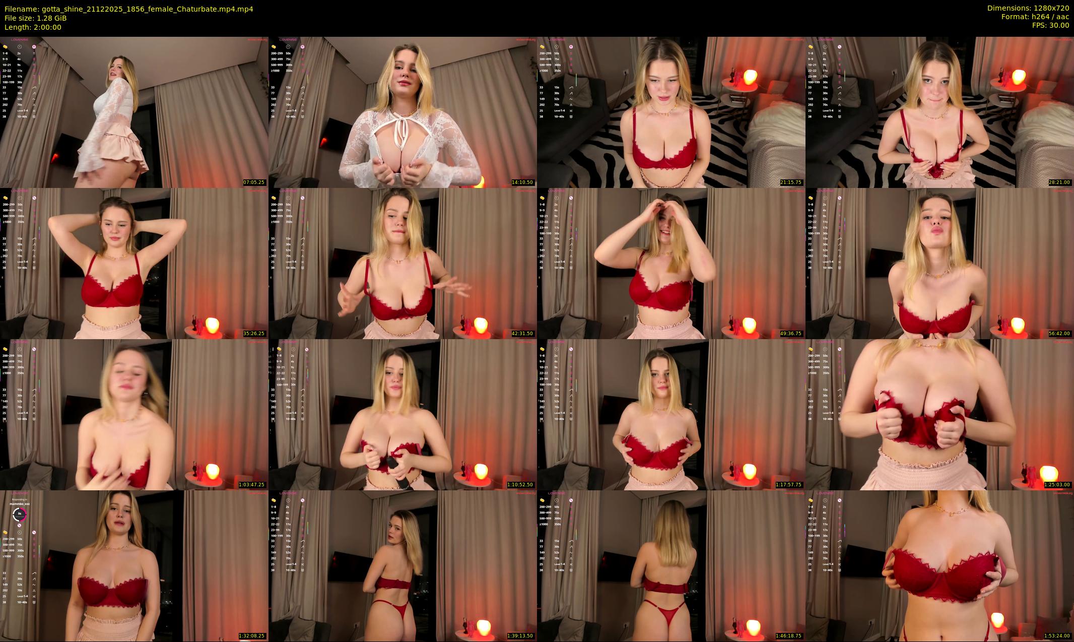 gotta_shine — 120 minute Chaturbate female cam show recording, 720p, Dec 21, 2025