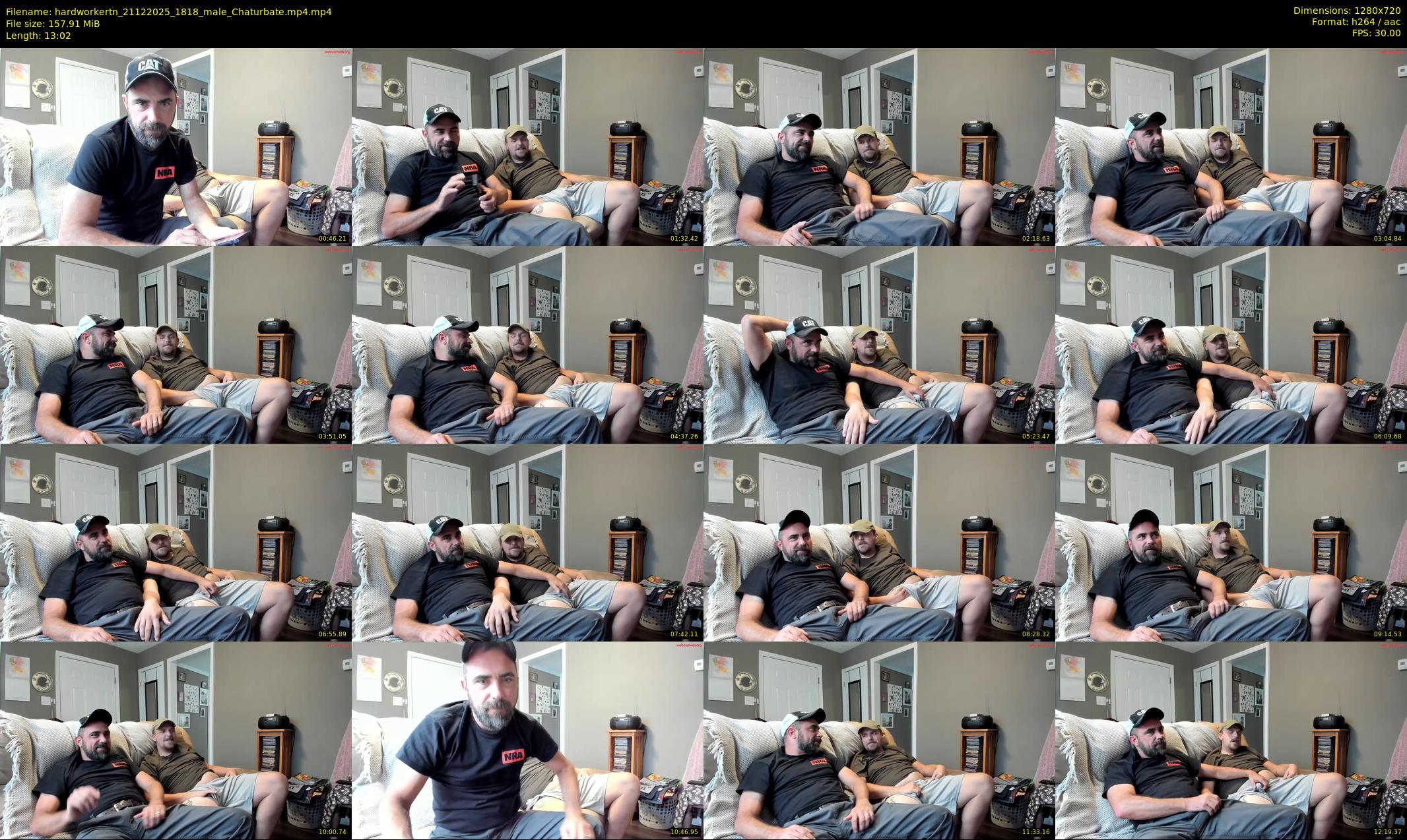 hardworkertn — 14 minute Chaturbate male cam show recording, 720p, Dec 21, 2025