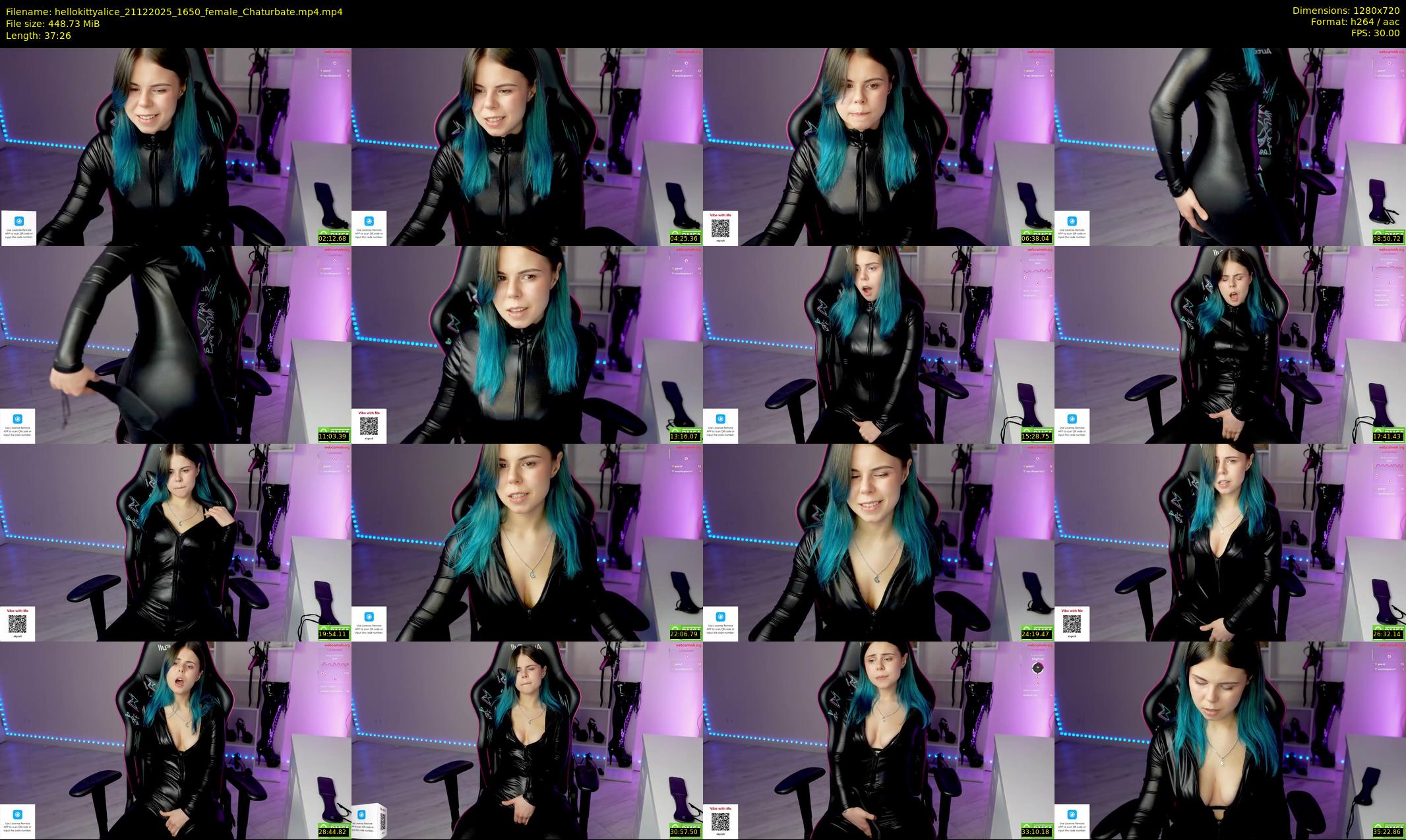 hellokittyalice — 38 minute Chaturbate female cam show recording, 720p, Dec 21, 2025