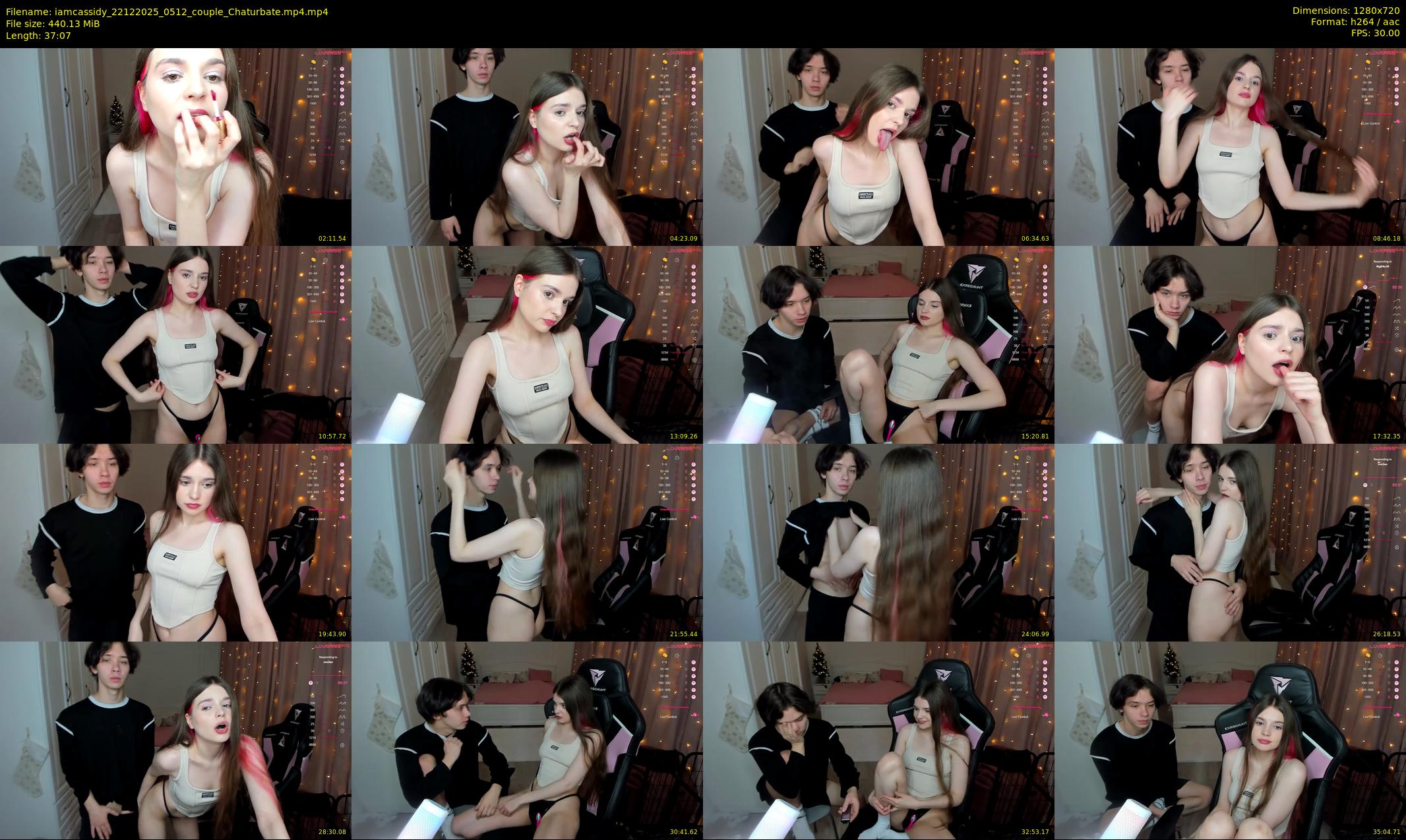 iamcassidy — 38 minute Chaturbate female cam show recording, 720p, Dec 22, 2025