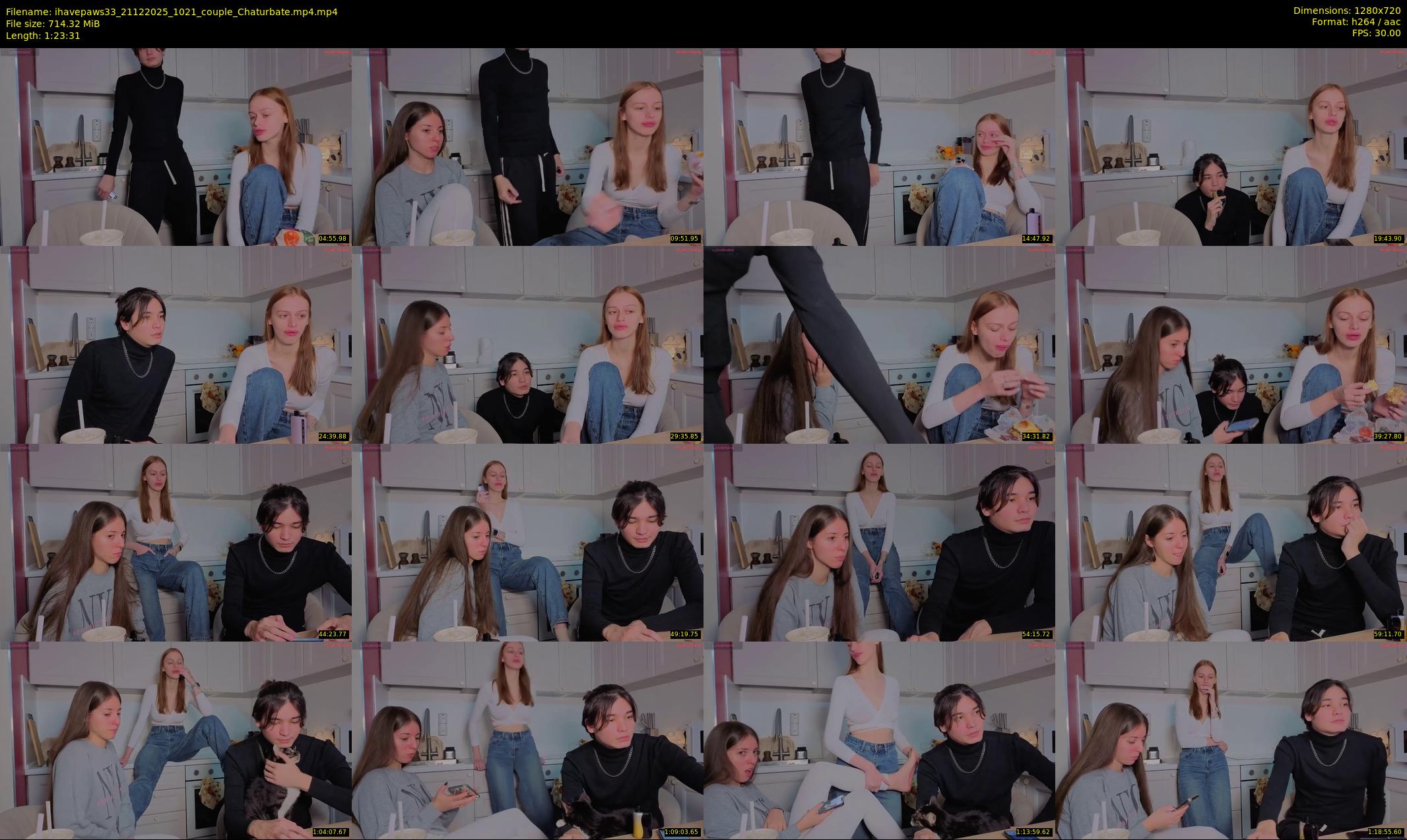 ihavepaws33 — 84 minute Chaturbate couple cam show recording, 720p, Dec 21, 2025