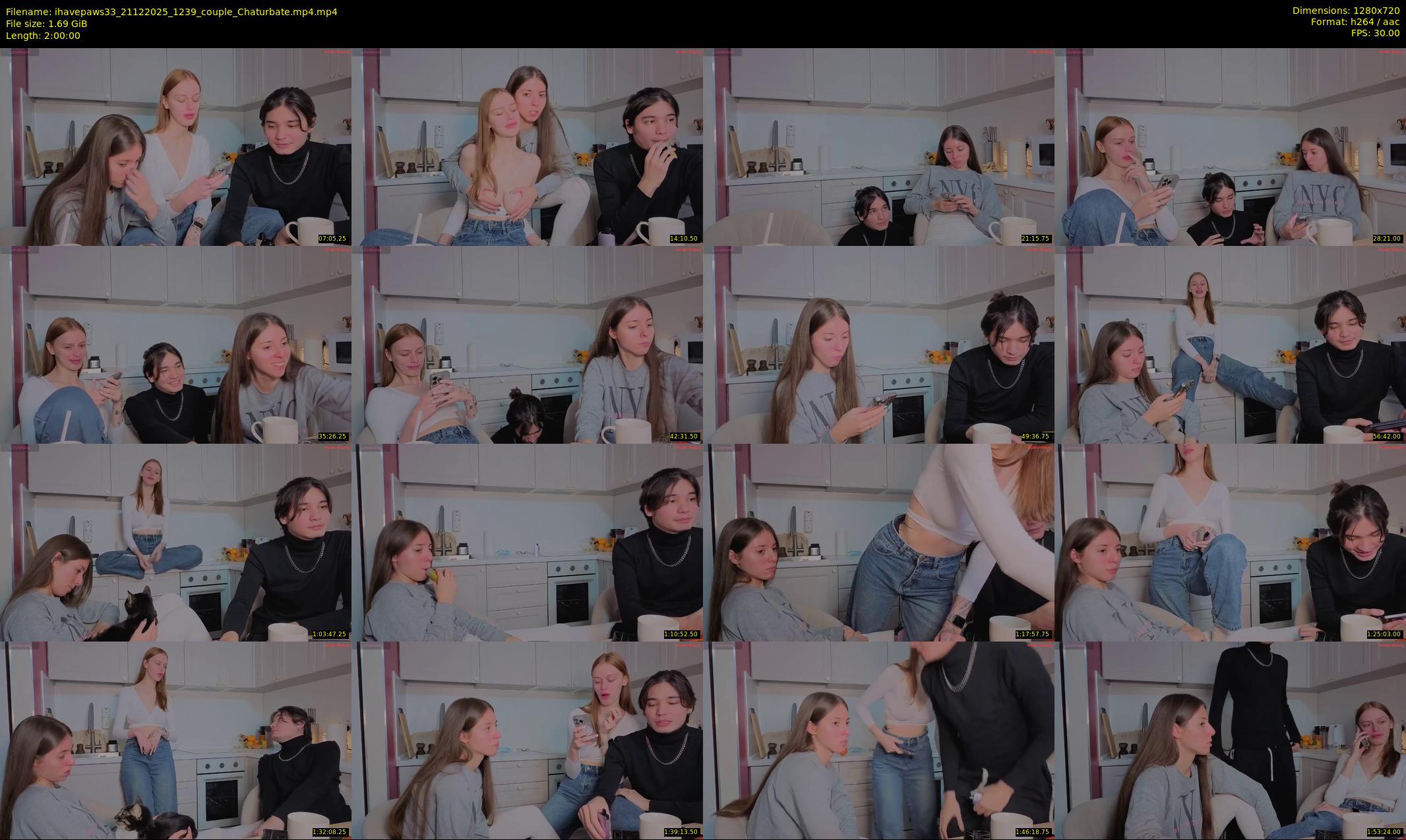 ihavepaws33 — 120 minute Chaturbate couple cam show recording, 720p, Dec 21, 2025