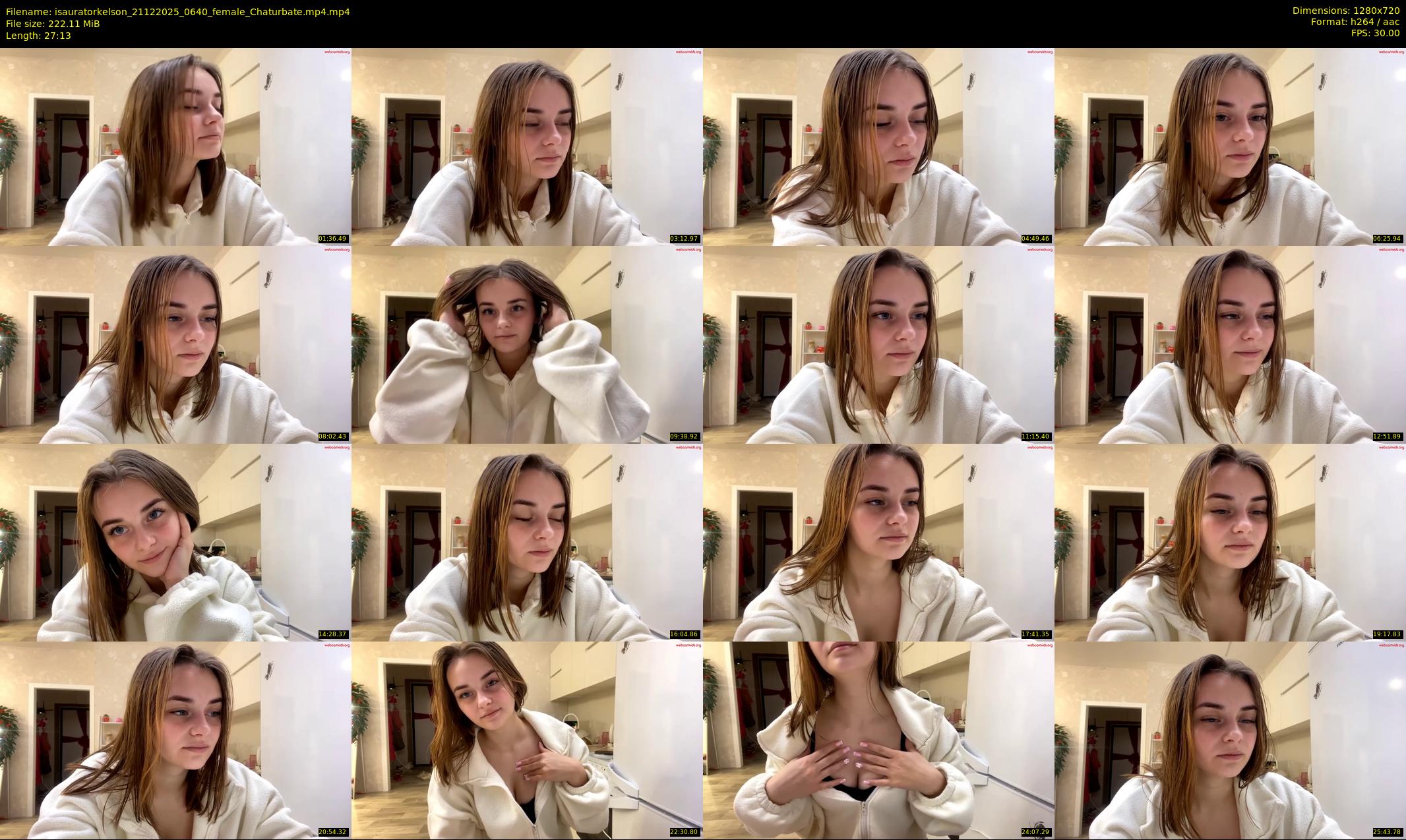 isauratorkelson — 28 minute Chaturbate female cam show recording, 720p, Dec 21, 2025