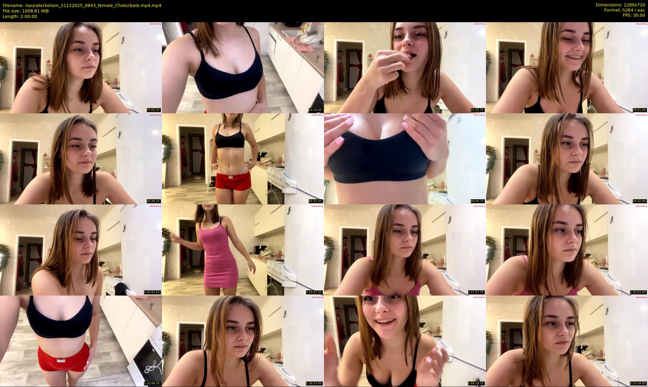 isauratorkelson — 120 minute Chaturbate female cam show recording, 720p, Dec 21, 2025