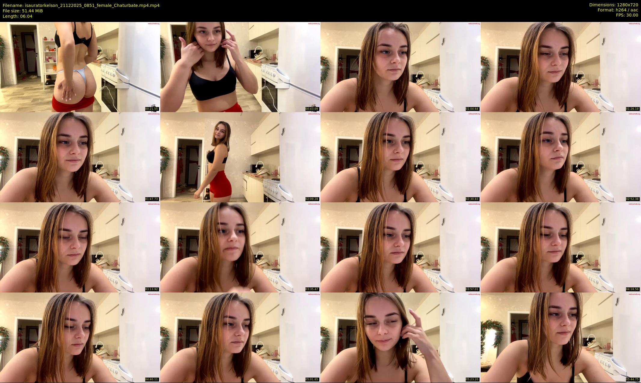 isauratorkelson — 7 minute Chaturbate female cam show recording, 720p, Dec 21, 2025