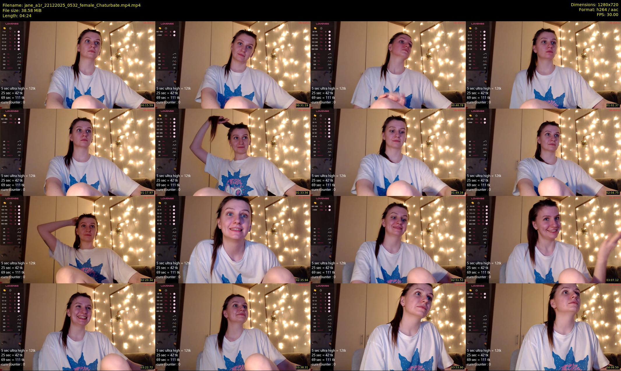 jane_a1r — 5 minute Chaturbate female cam show recording, 720p, Dec 22, 2025