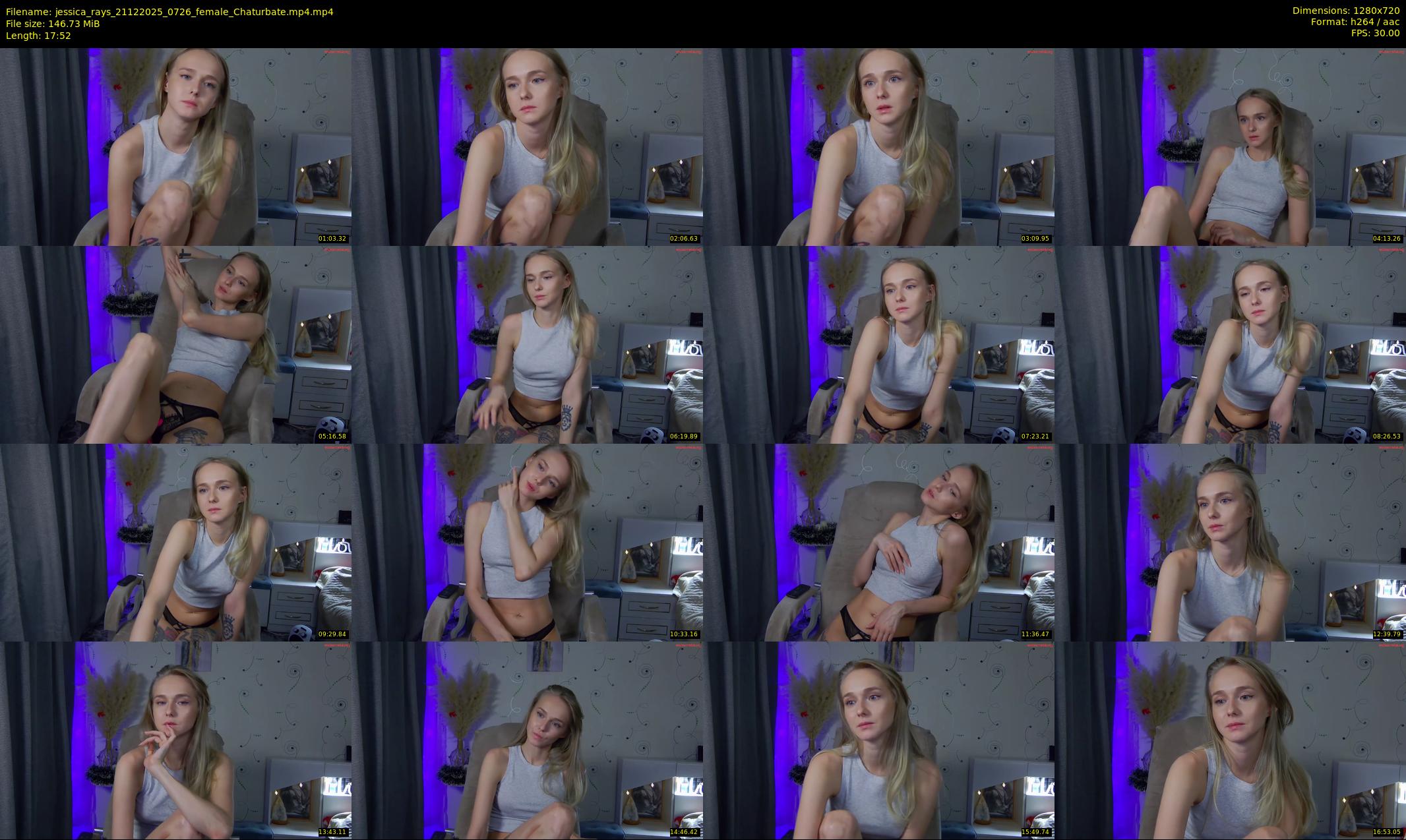 jessica_rays — 18 minute Chaturbate couple cam show recording, 720p, Dec 21, 2025