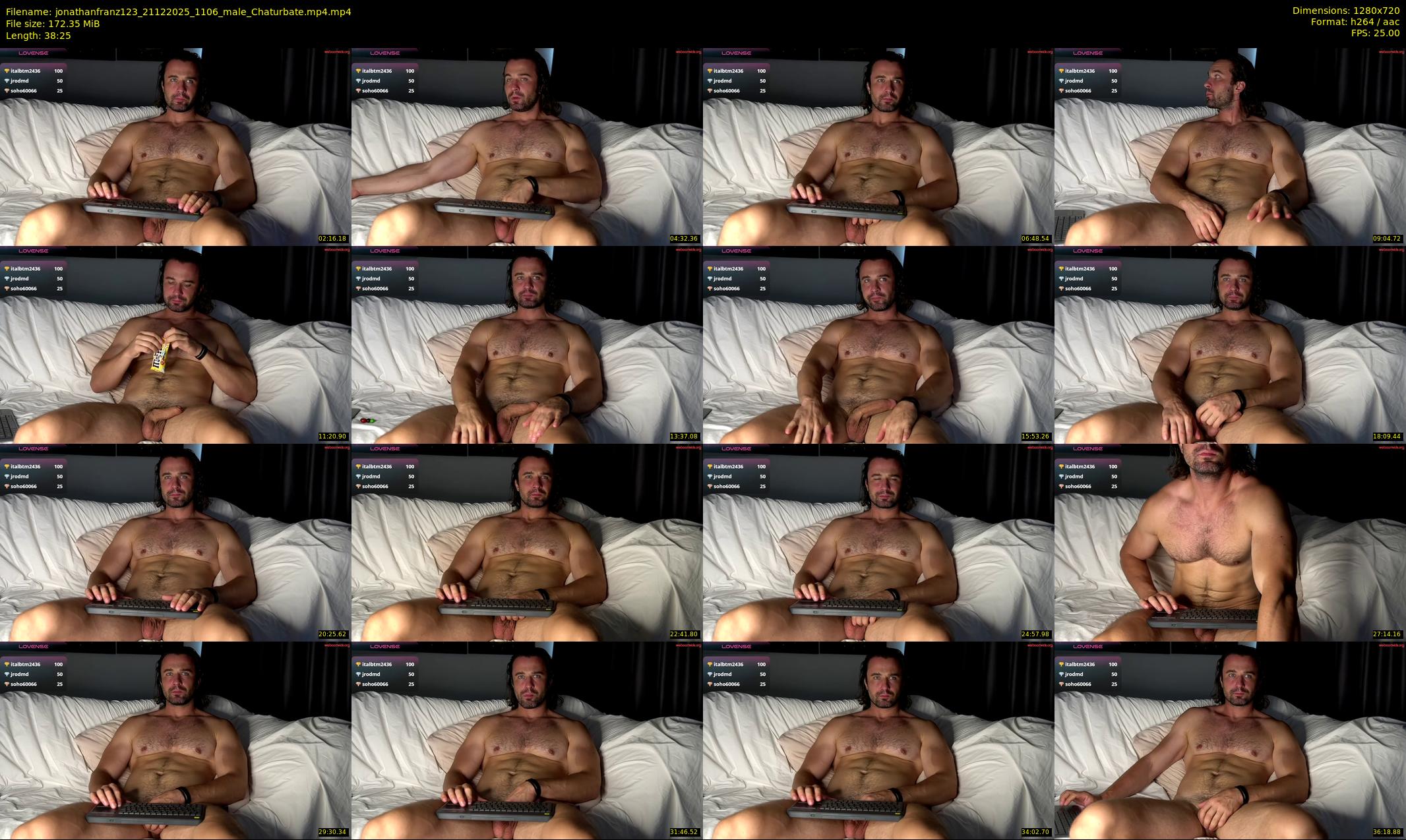 jonathanfranz123 — 39 minute Chaturbate male cam show recording, 720p, Dec 21, 2025