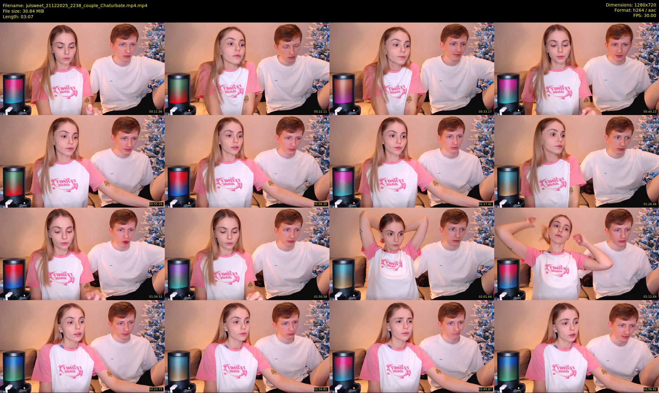 julsweet — 4 minute Chaturbate male cam show recording, 720p, Dec 21, 2025