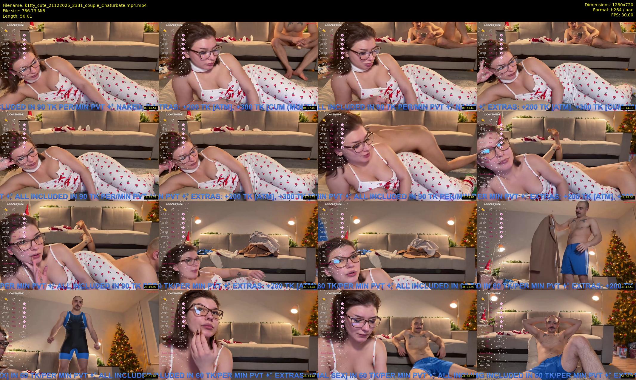 k1tty_cute — 57 minute Chaturbate female cam show recording, 720p, Dec 21, 2025