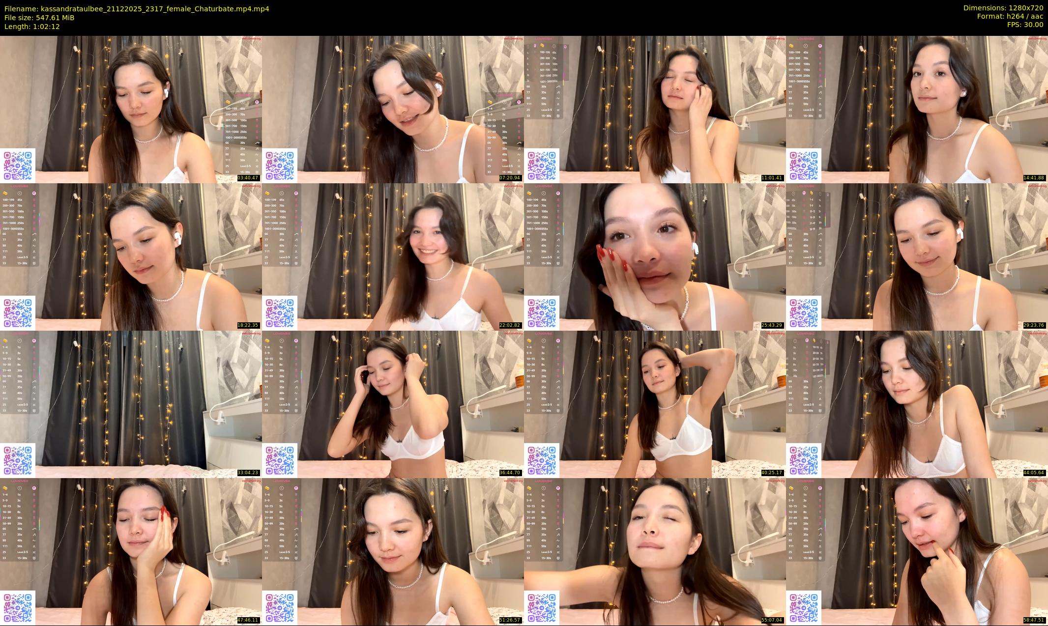 kassandrataulbee — 63 minute Chaturbate female cam show recording, 720p, Dec 21, 2025