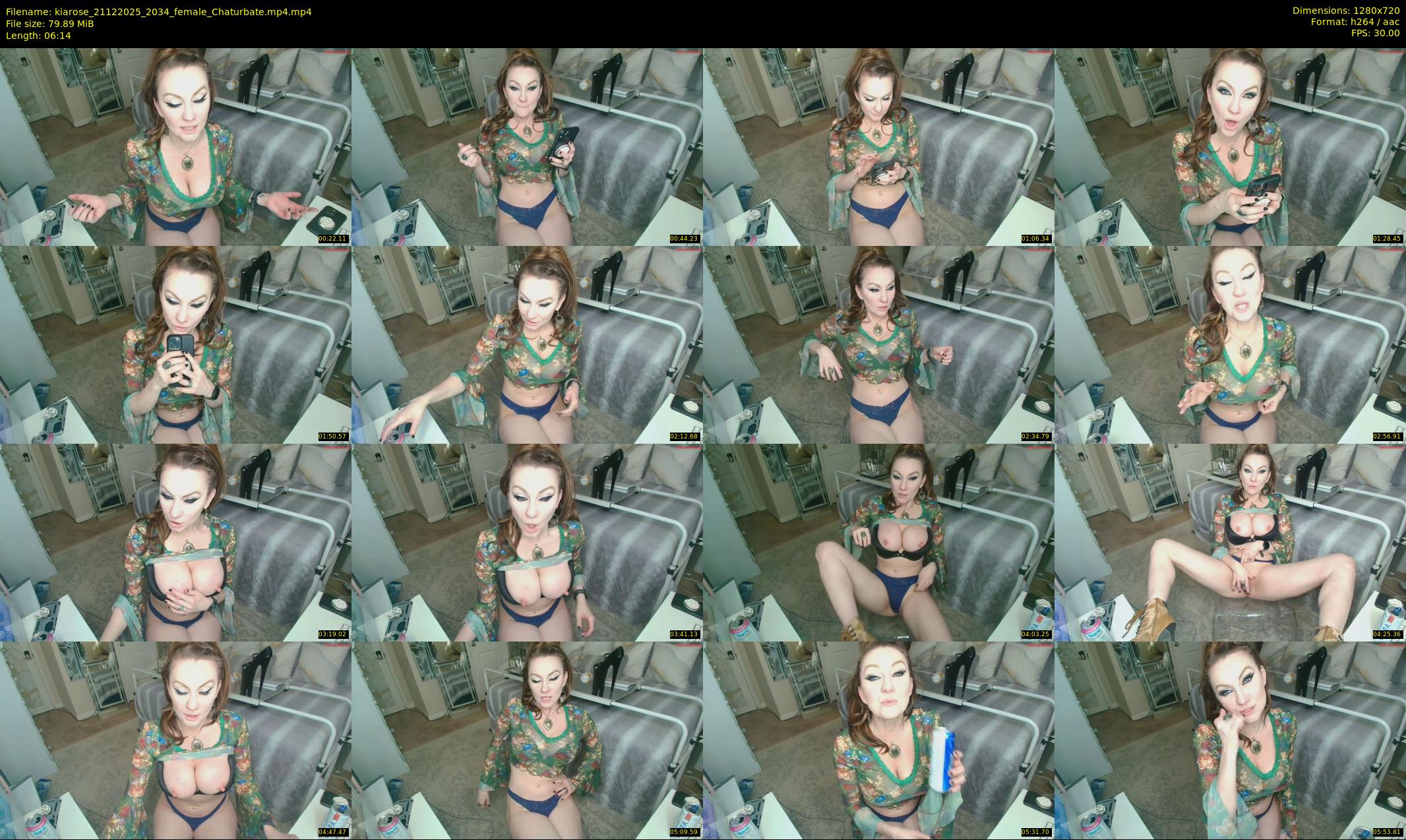 kiarose — 7 minute Chaturbate female cam show recording, 720p, Dec 21, 2025