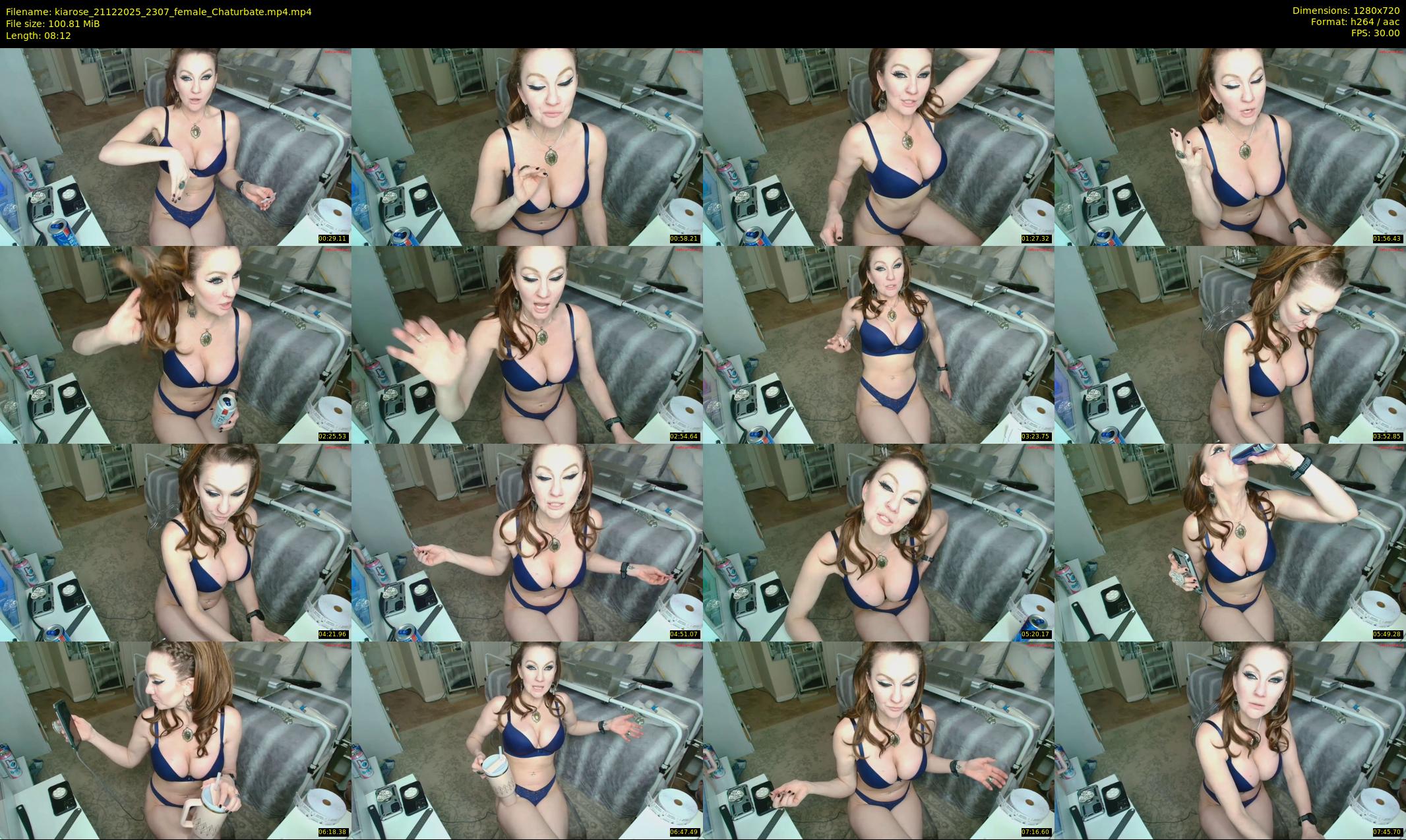 kiarose — 9 minute Chaturbate female cam show recording, 720p, Dec 21, 2025