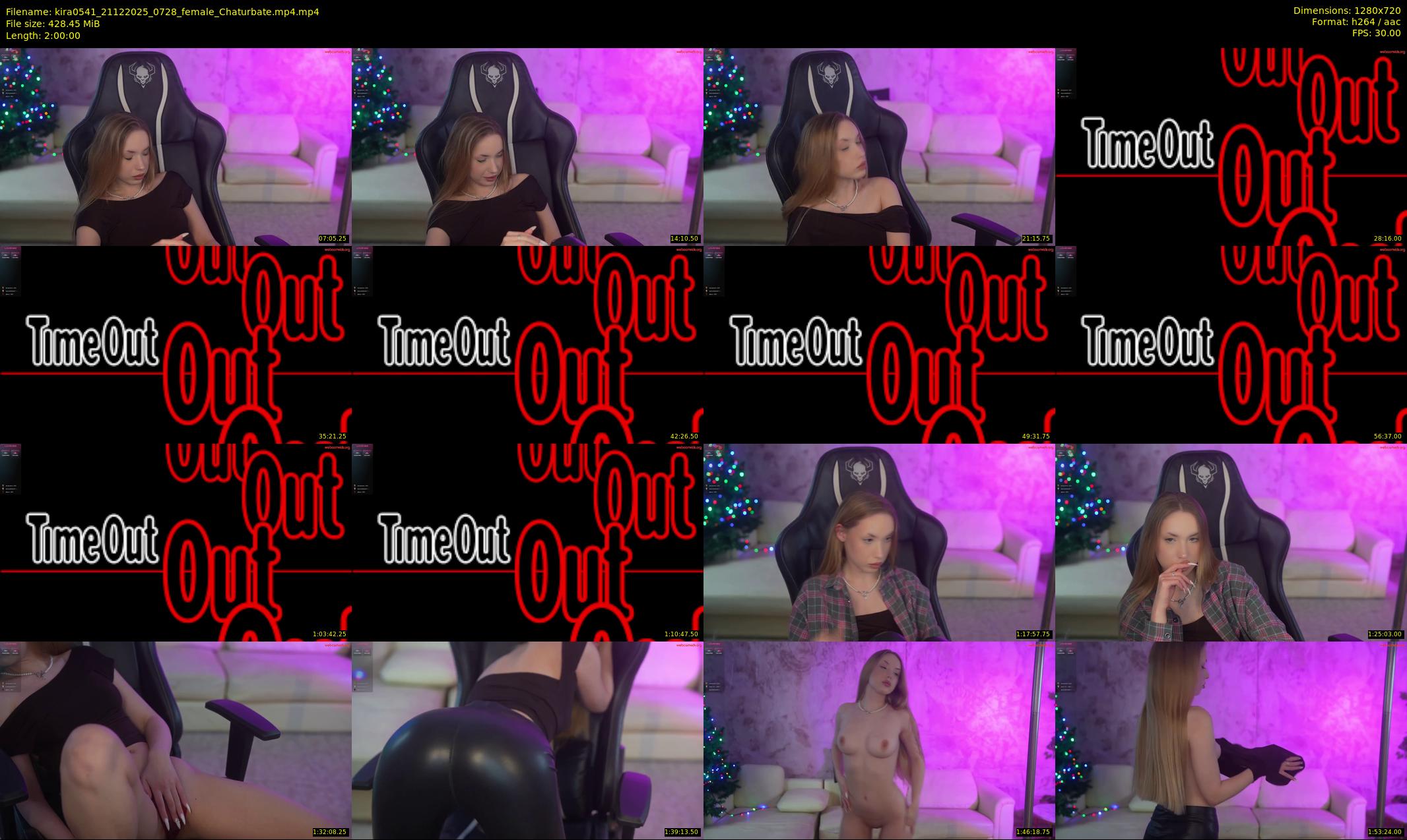 kira0541 — 120 minute Chaturbate couple cam show recording, 720p, Dec 21, 2025
