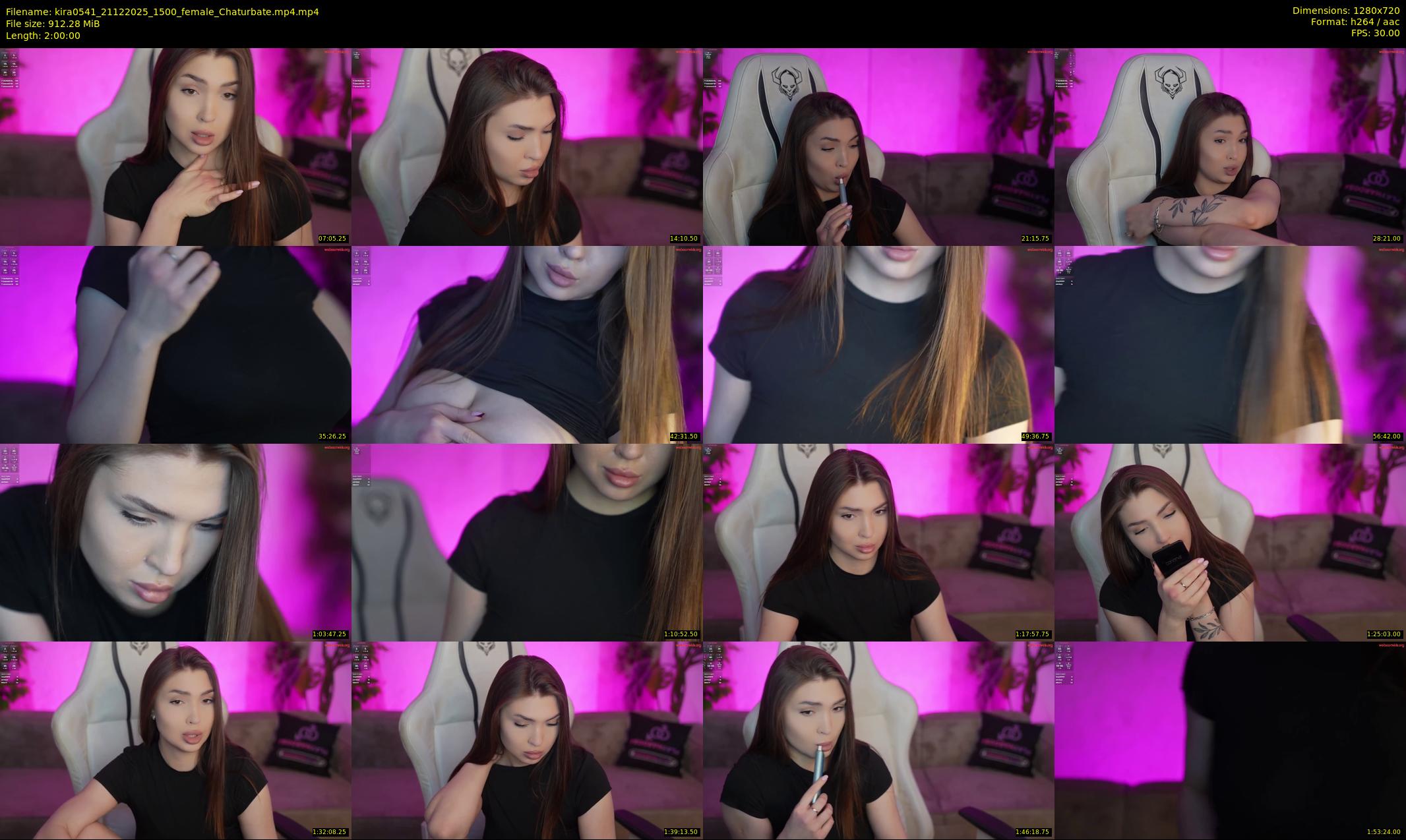 kira0541 — 120 minute Chaturbate couple cam show recording, 720p, Dec 21, 2025