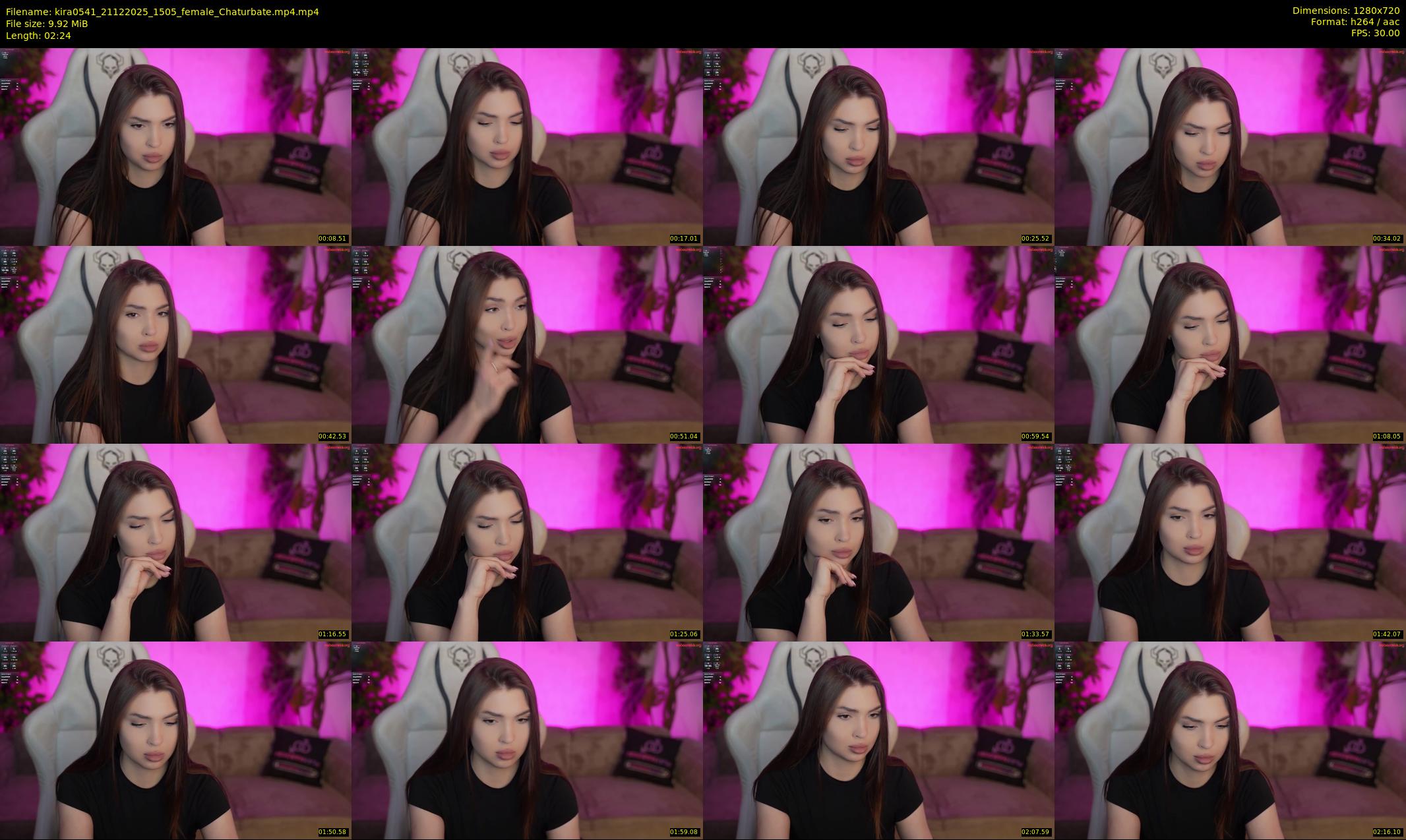 kira0541 — 3 minute Chaturbate couple cam show recording, 720p, Dec 21, 2025