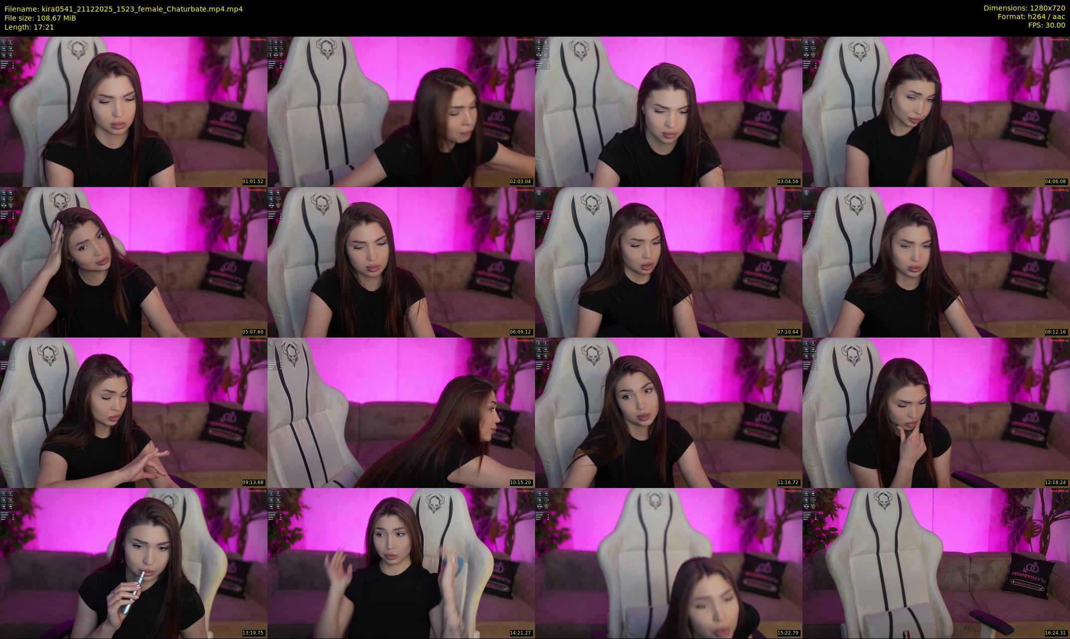 kira0541 — 18 minute Chaturbate couple cam show recording, 720p, Dec 21, 2025