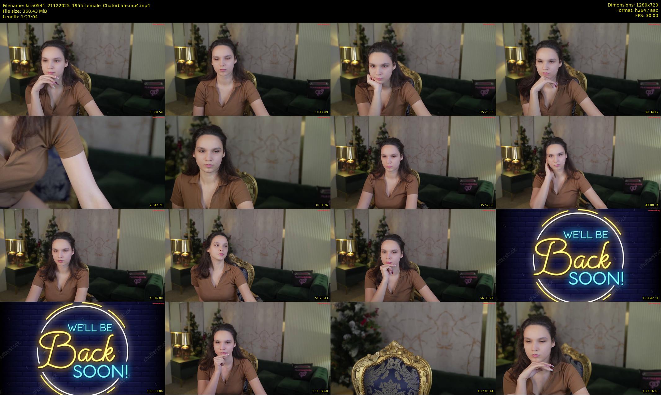 kira0541 — 88 minute Chaturbate couple cam show recording, 720p, Dec 21, 2025